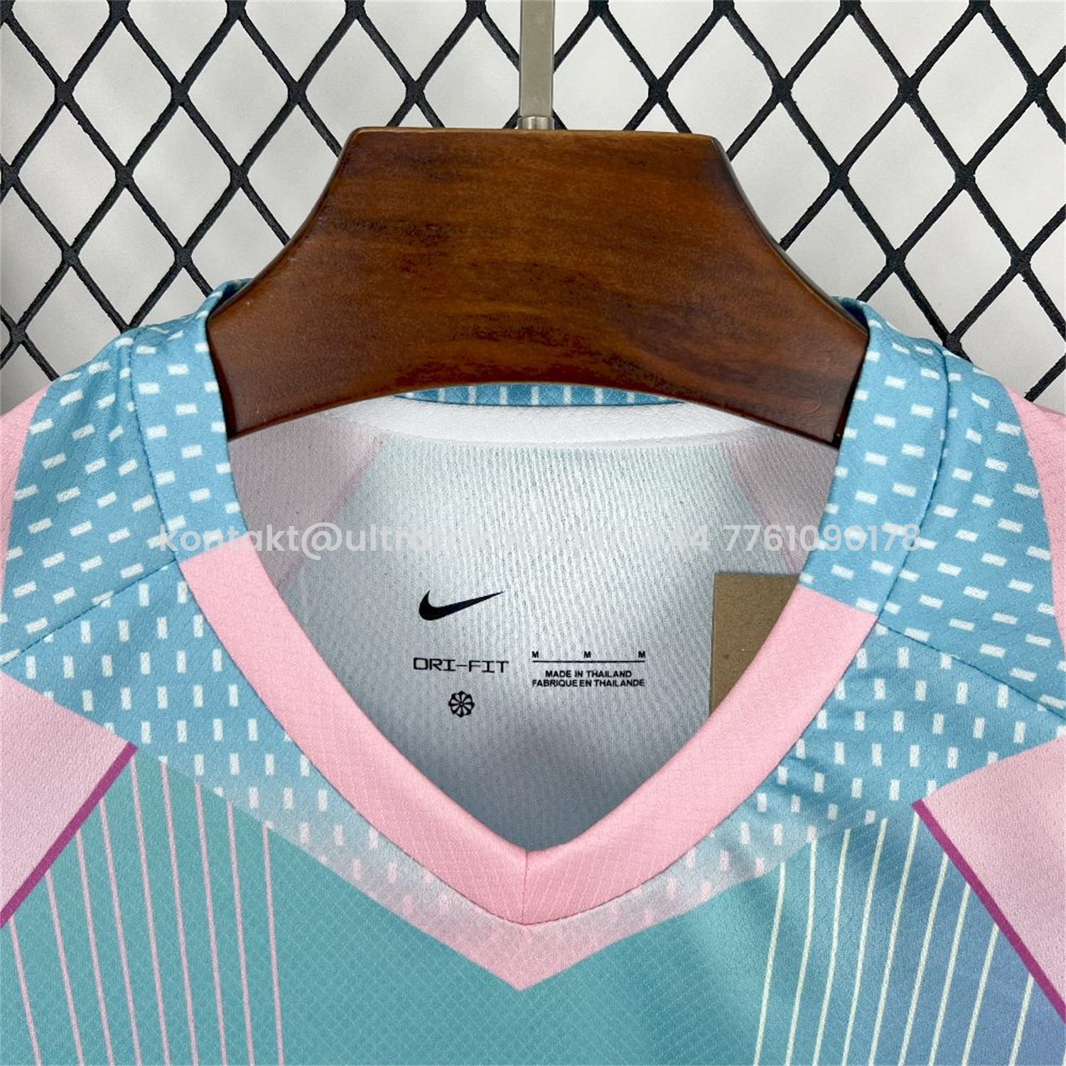 UltraTrikot-Paris Saint-Germain PSG 25-26 T90 White Lines Light Blue Gradient Special Jersey - Fans Version