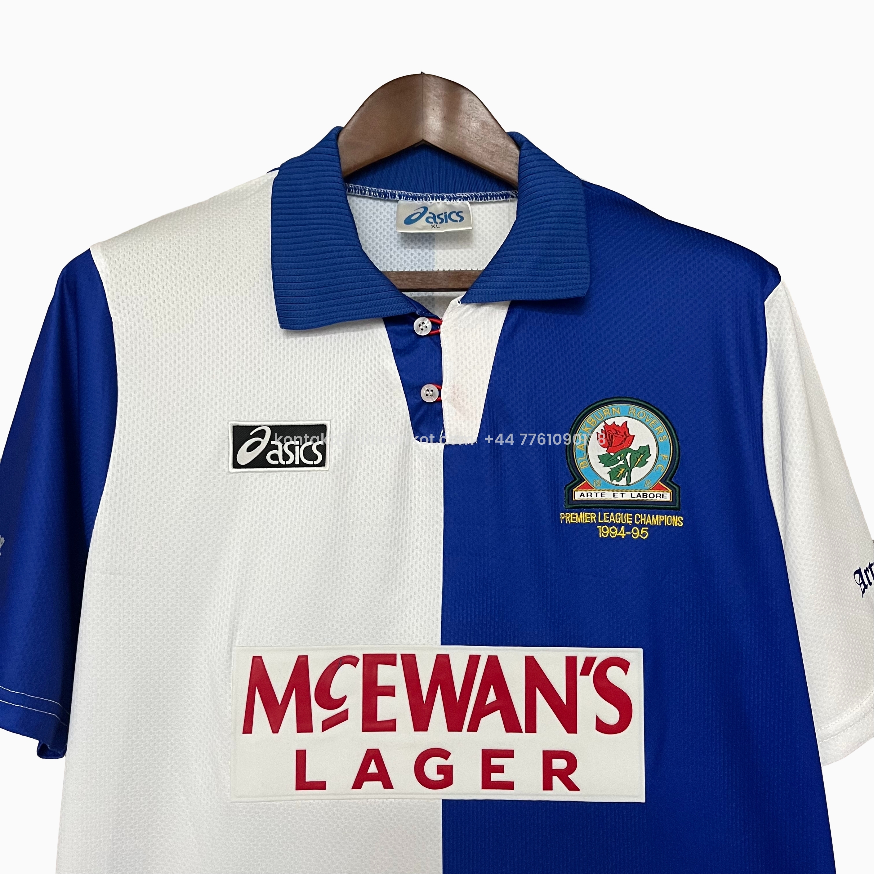 UltraTrikot-Retro Blackburn Rovers 1994-95 Home Stadium Jersey