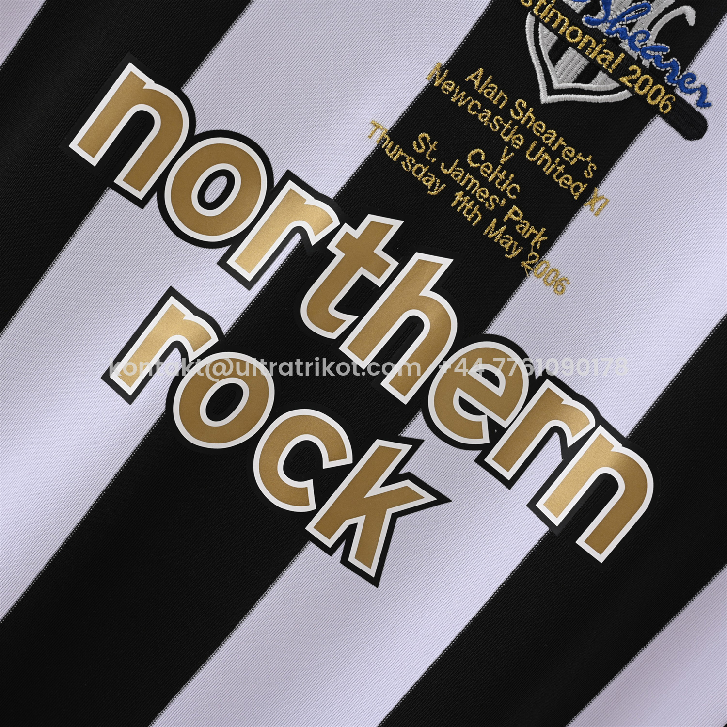 UltraTrikot-Retro Newcastle United 2006 Alan Shearer Testimonial Home Jersey