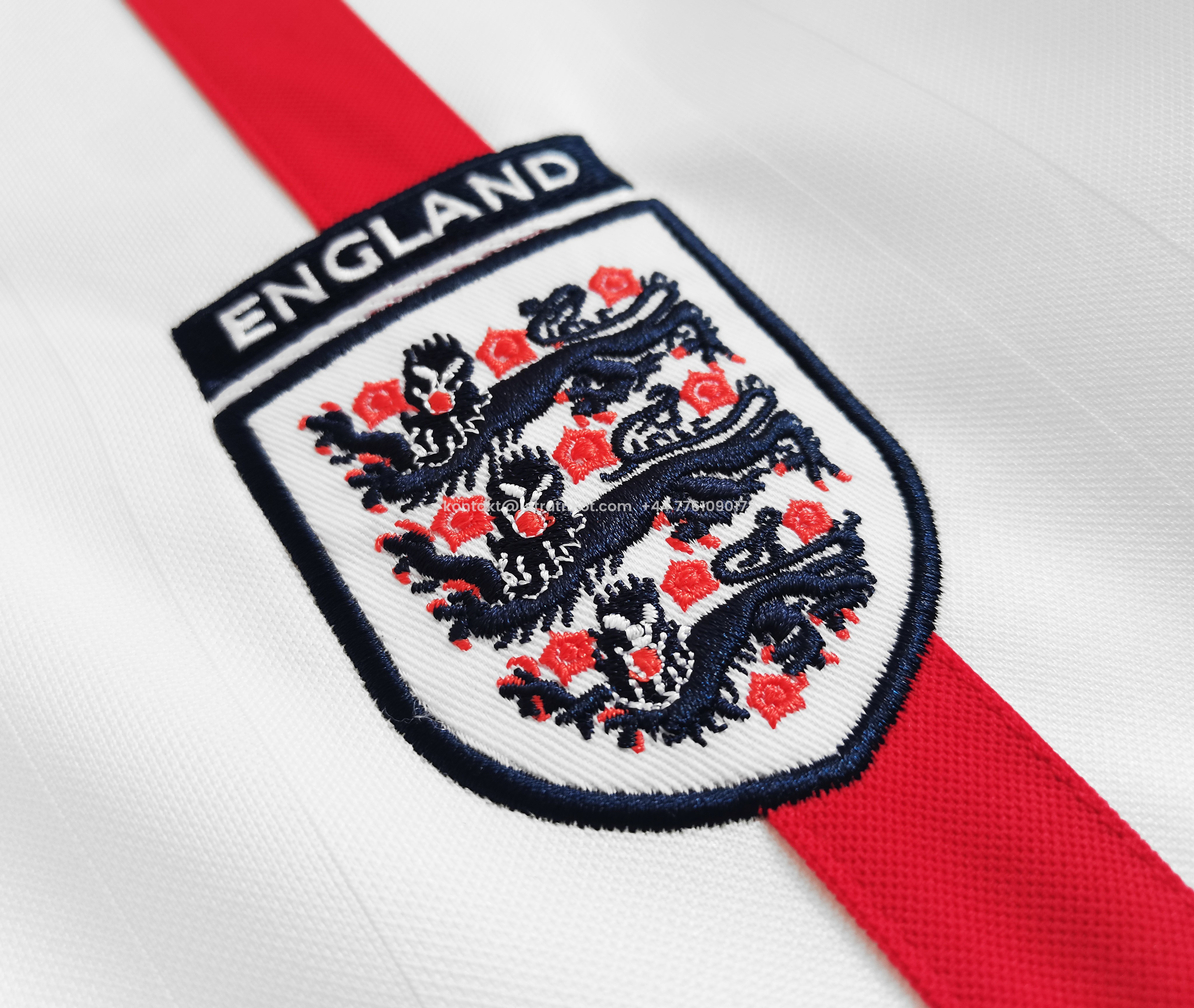 UltraTrikot-Retro England 2002 Home Stadium Long Sleeve Jersey