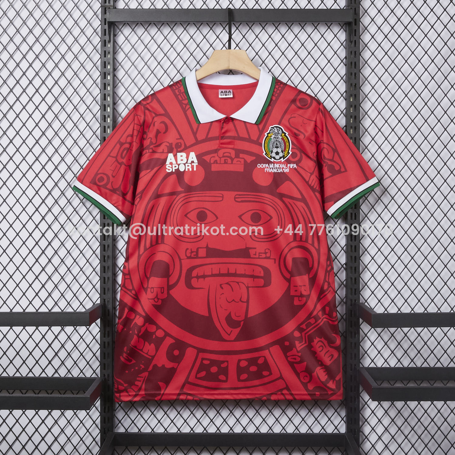 UltraTrikot-Retro Mexico 1998 Red Special Edition Jersey