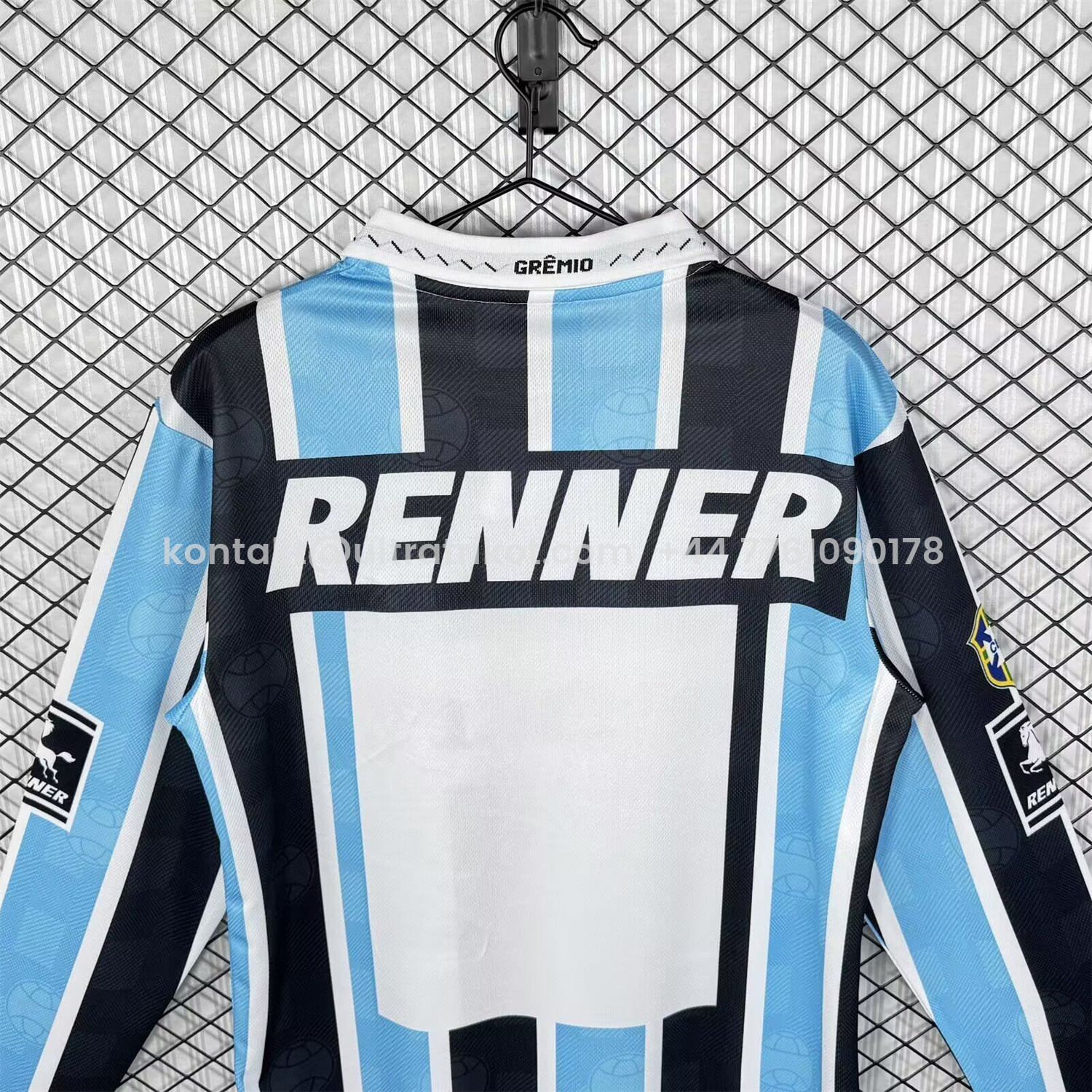 UltraTrikot-Retro Gremio 1997 Home Long Sleeves Jersey - Fans Version