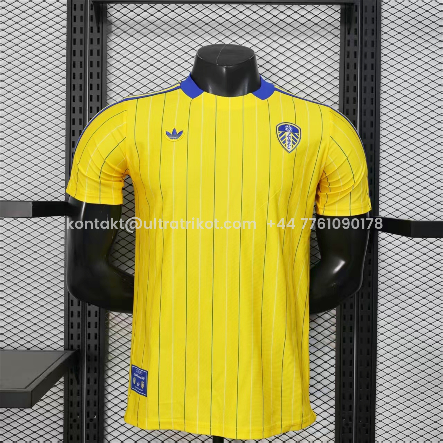 UltraTrikot-Leeds United 25-26 Icon Travel Special Edition Yellow Jersey - Player Version