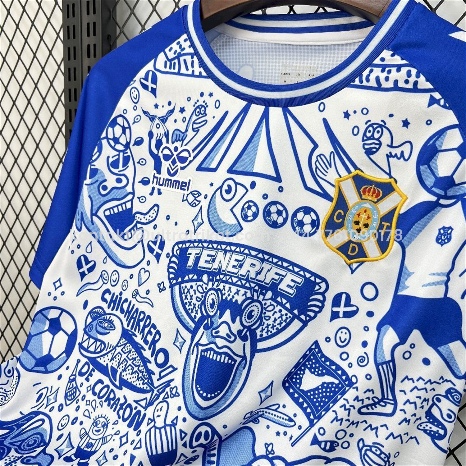 UltraTrikot-Tenerife 25-26 Blue Graffiti Special Edition Jersey - Fans Version
