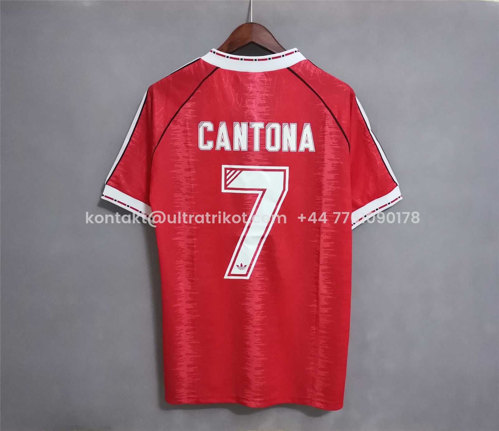 UltraTrikot-Retro Manchester United 91-92 Home Jersey