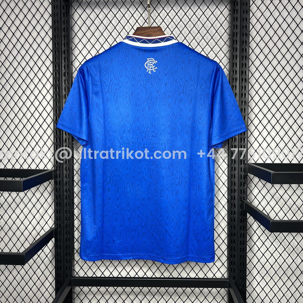 UltraTrikot-Retro Glasgow Rangers 1990-92 Home Stadium Jersey