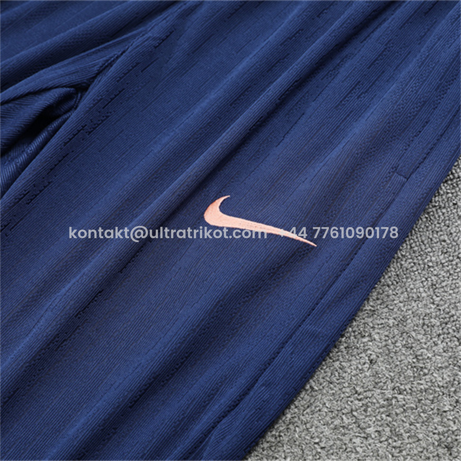 UltraTrikot-Barcelona 25-26 Long Sleeve Training Set - Player Version - Light Yellow Top and Blue Pants