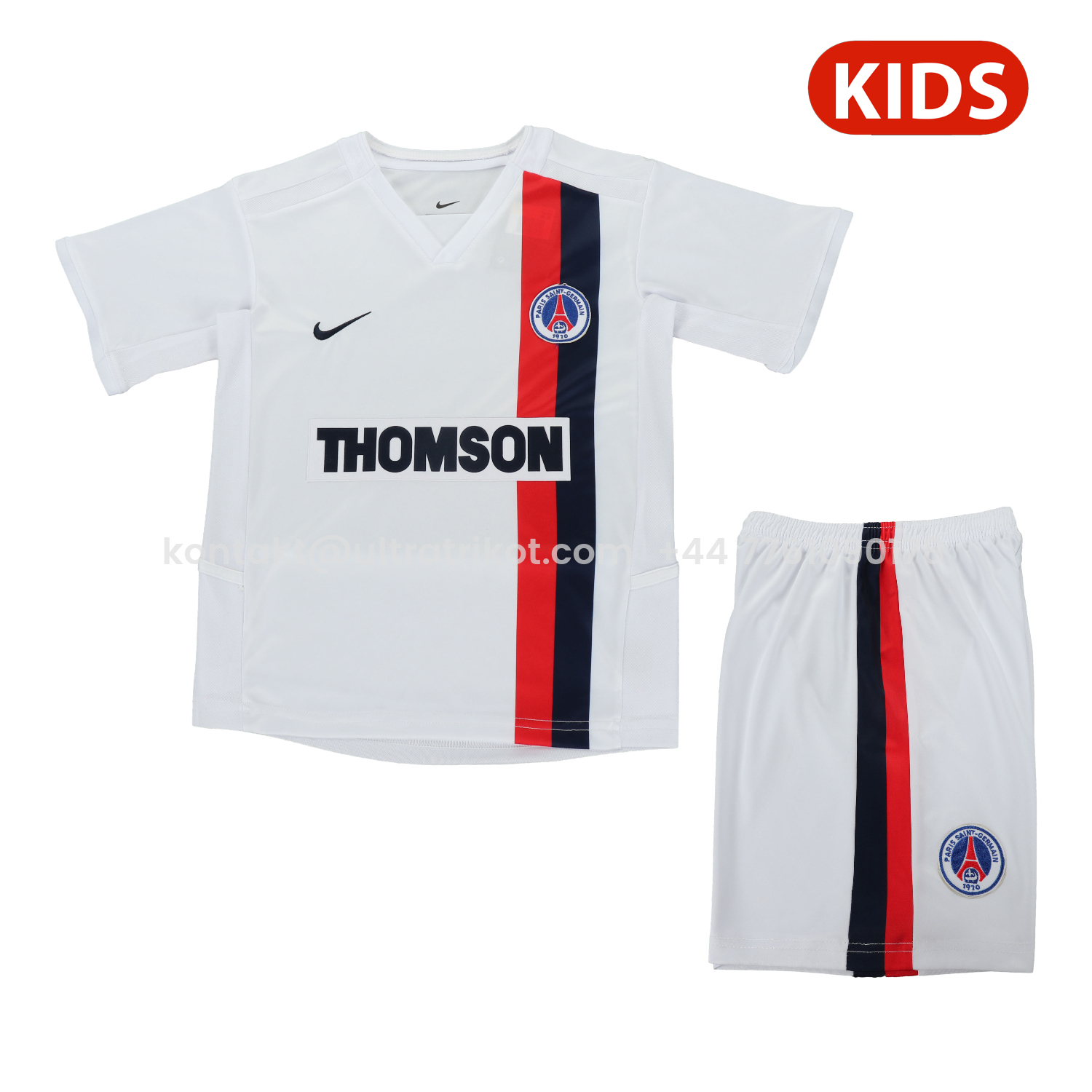 UltraTrikot-Retro Paris Saint-Germain PSG 2002-03 Away Kids Kit