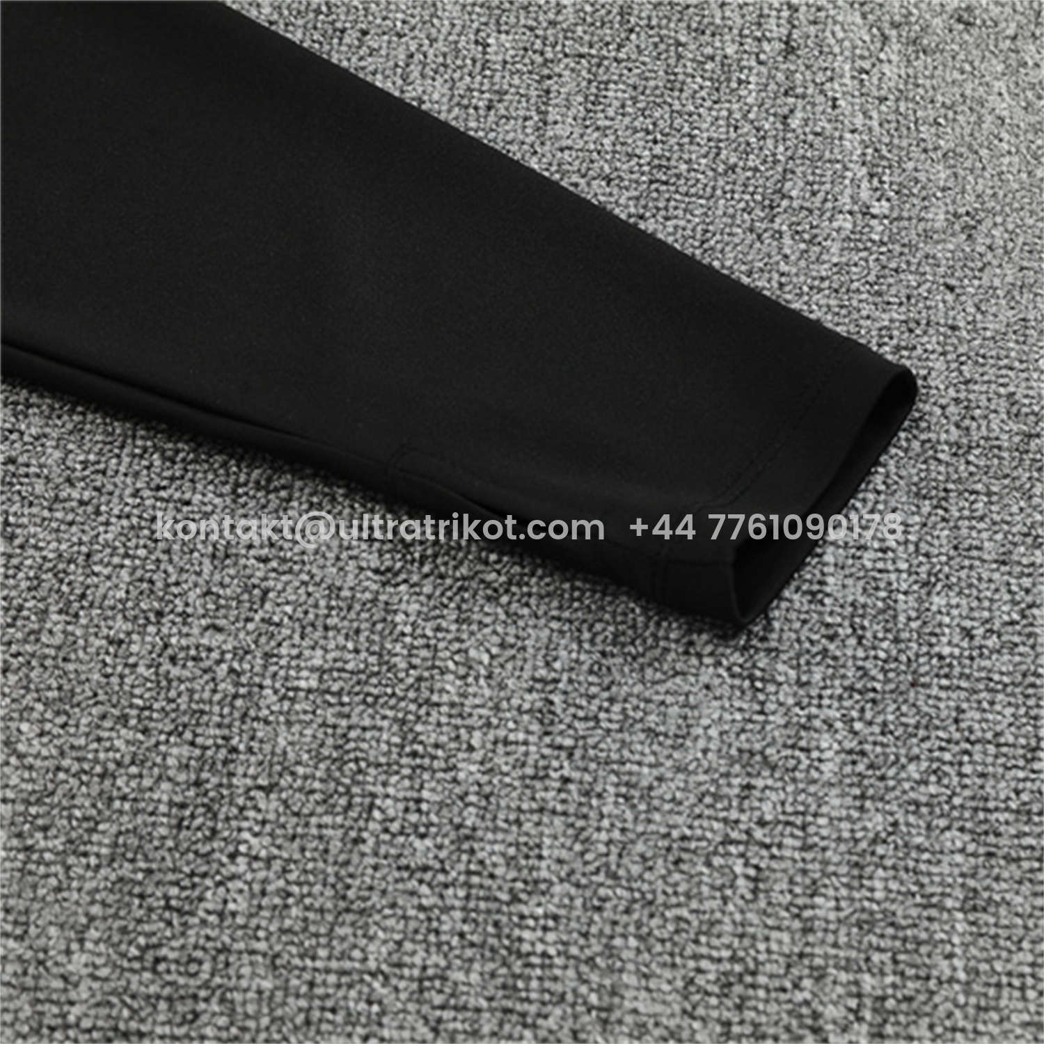 UltraTrikot-Manchester City 25-26 Kids Long Sleeve Training Set - Black Top & Black Pants