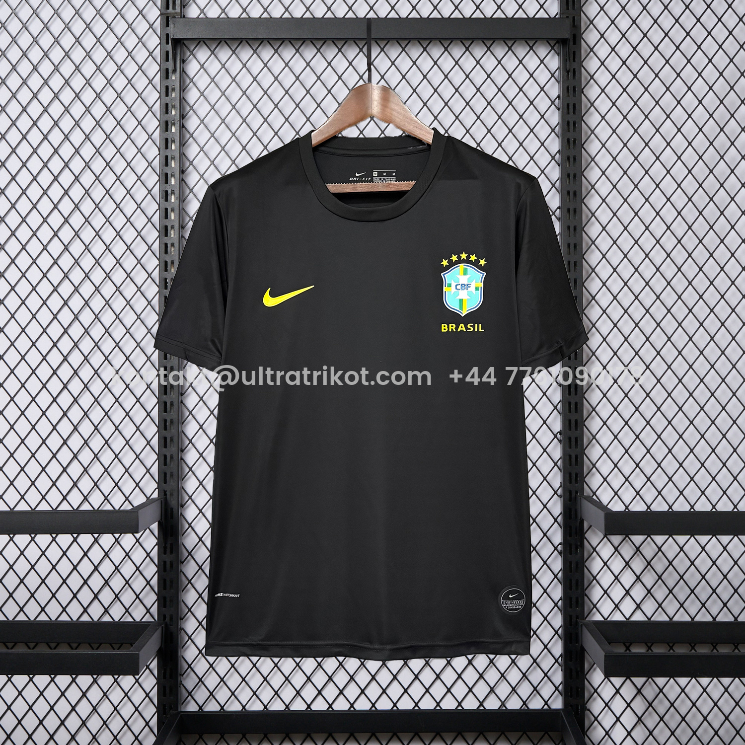 UltraTrikot-Brazil 2026 Pure Black Training Jersey - Fans Version