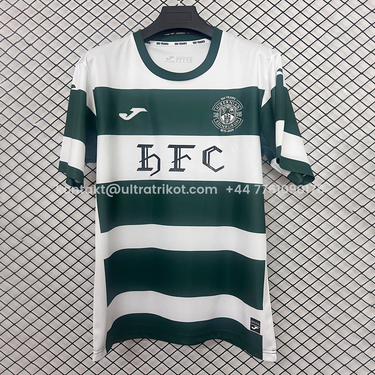 UltraTrikot-Hibernian 25-26 150th Anniversary Special Jersey - Fans Version