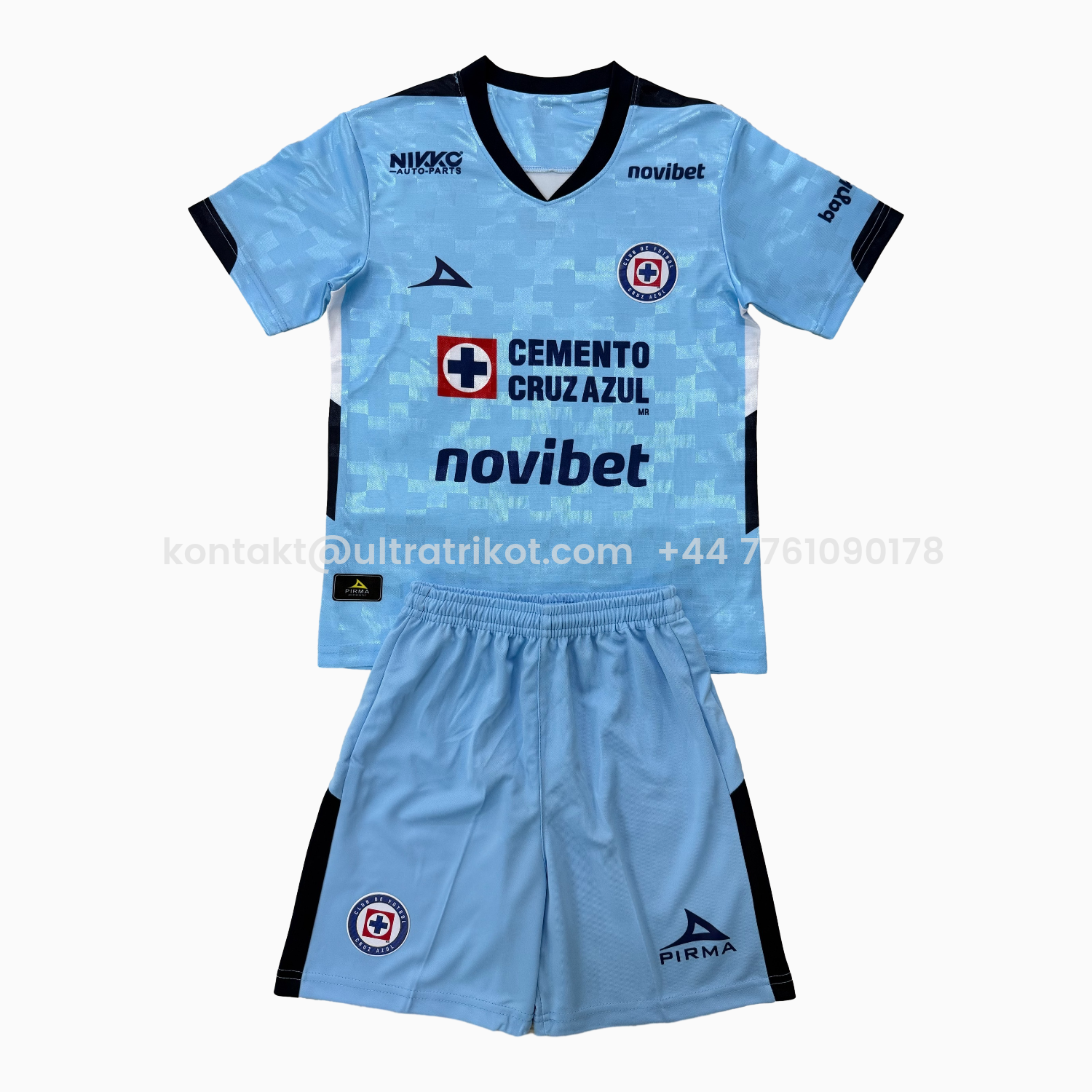 UltraTrikot-Cruz Azul 25-26 Blue Goalkeeper Kids Kit