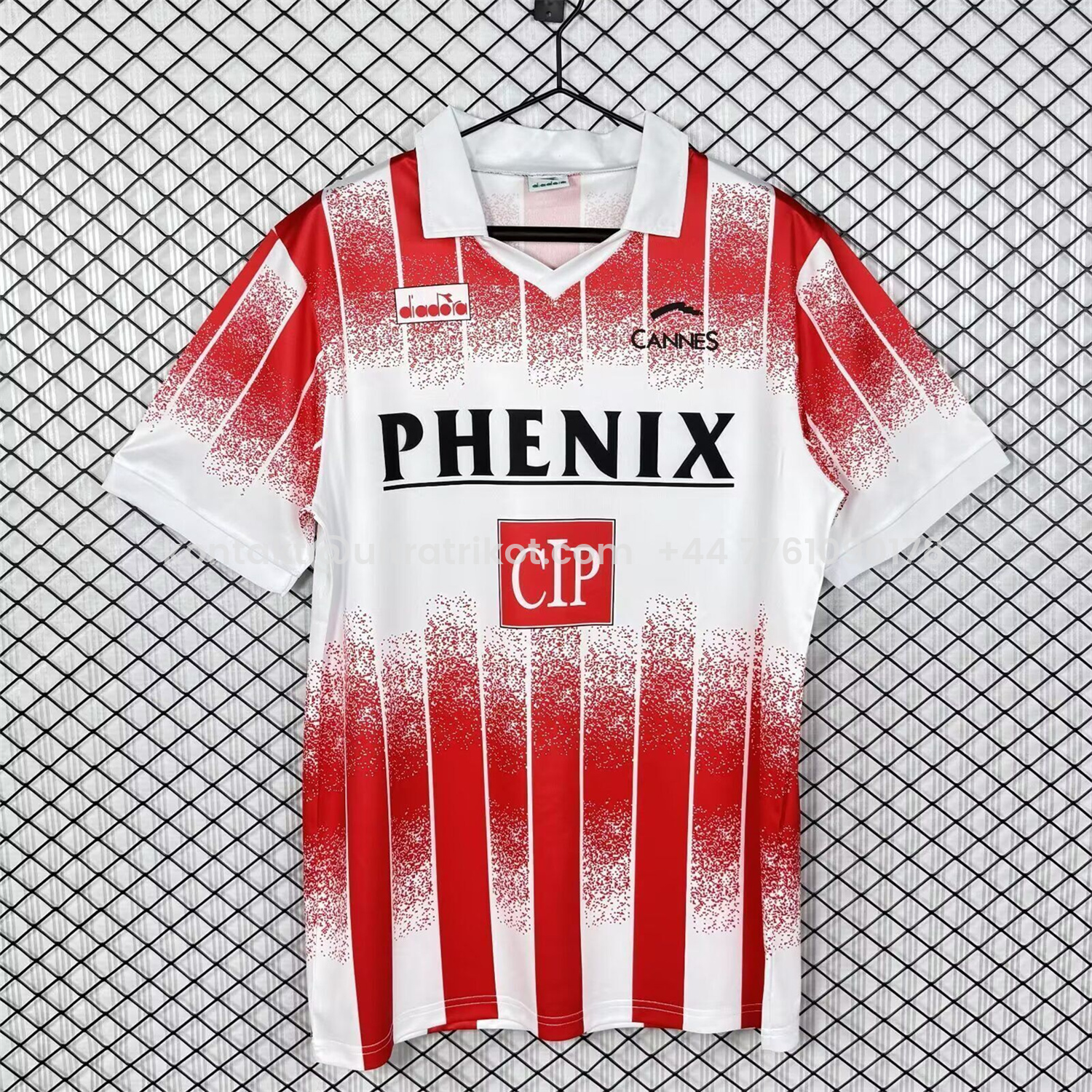 UltraTrikot-Retro AS Cannes 1991-92 Home Jersey