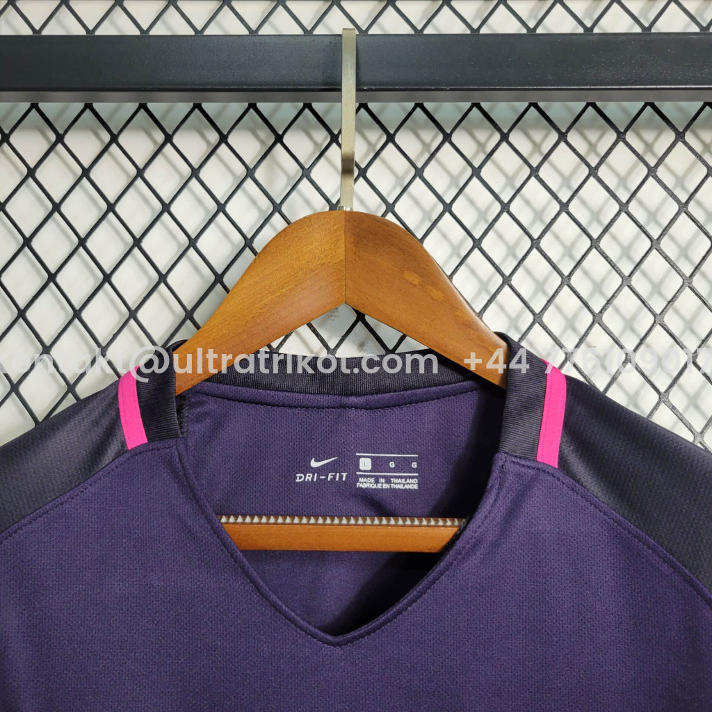 UltraTrikot-Retro Barcelona 16-17 Away Stadium Long Sleeve Jersey