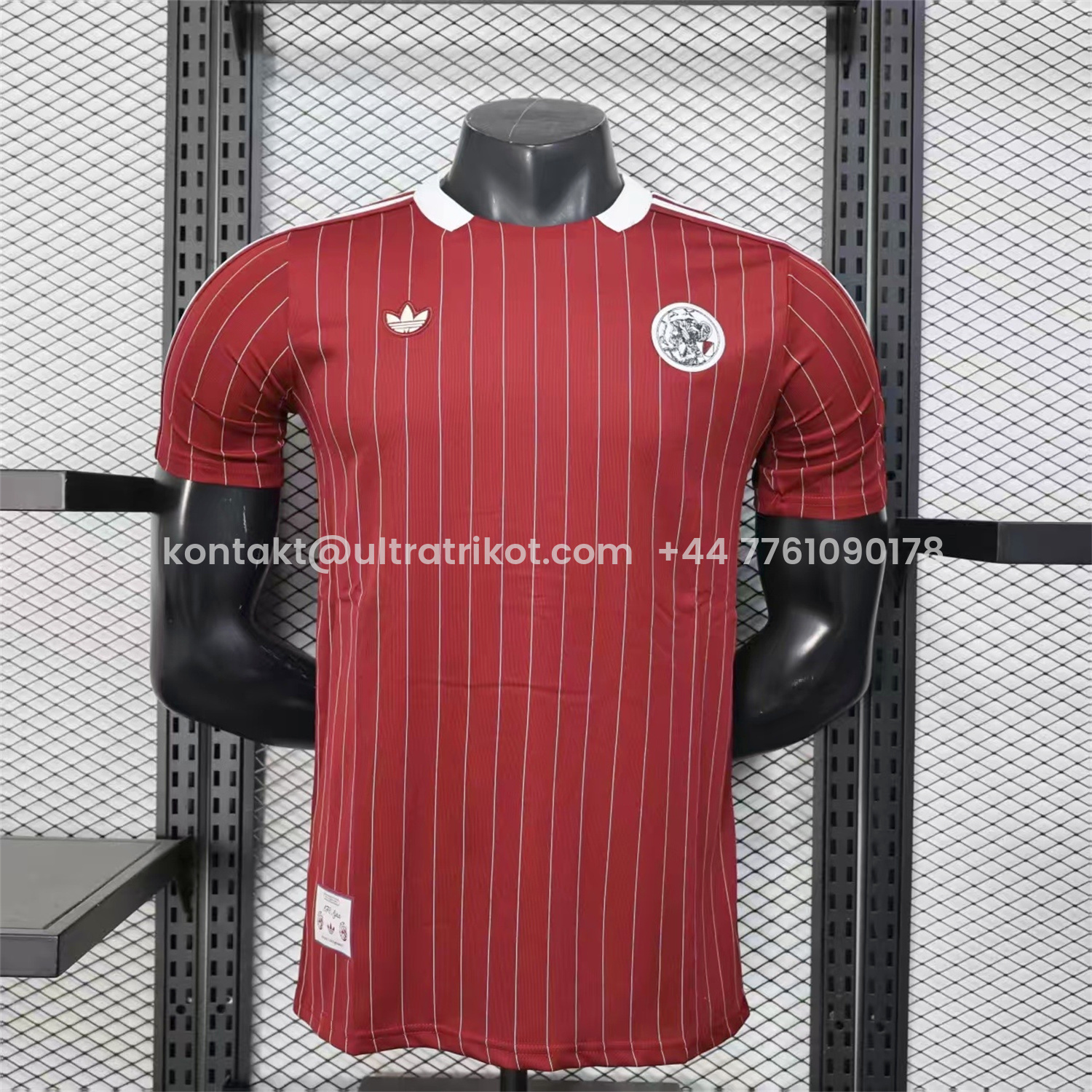 UltraTrikot-Ajax 25-26 Icon Range Travel Special Edition Red Jersey - Player Version