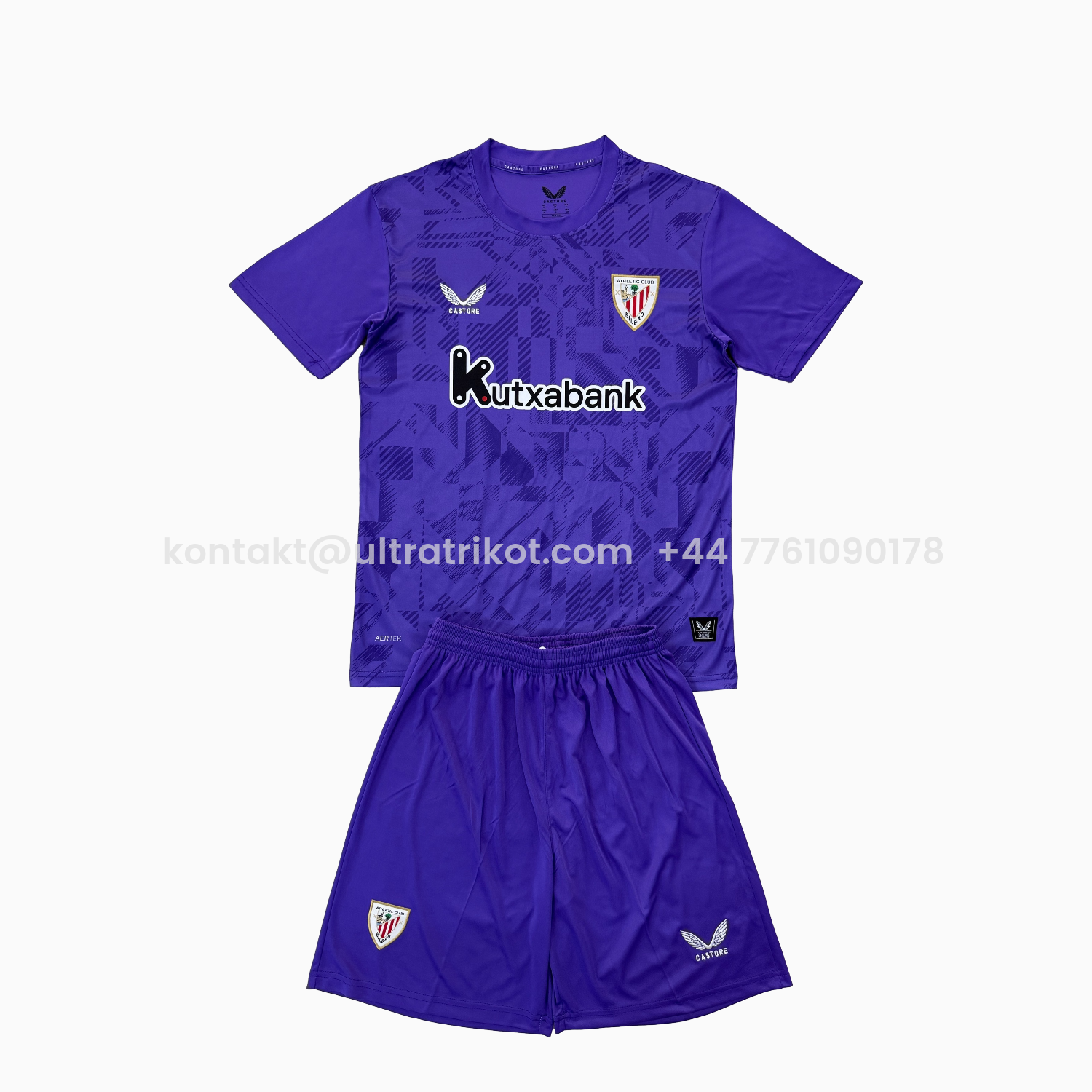 UltraTrikot-Athletic Bilbao 25-26 Purple Goalkeeper Men's Adult Jersey Set - Fans Version