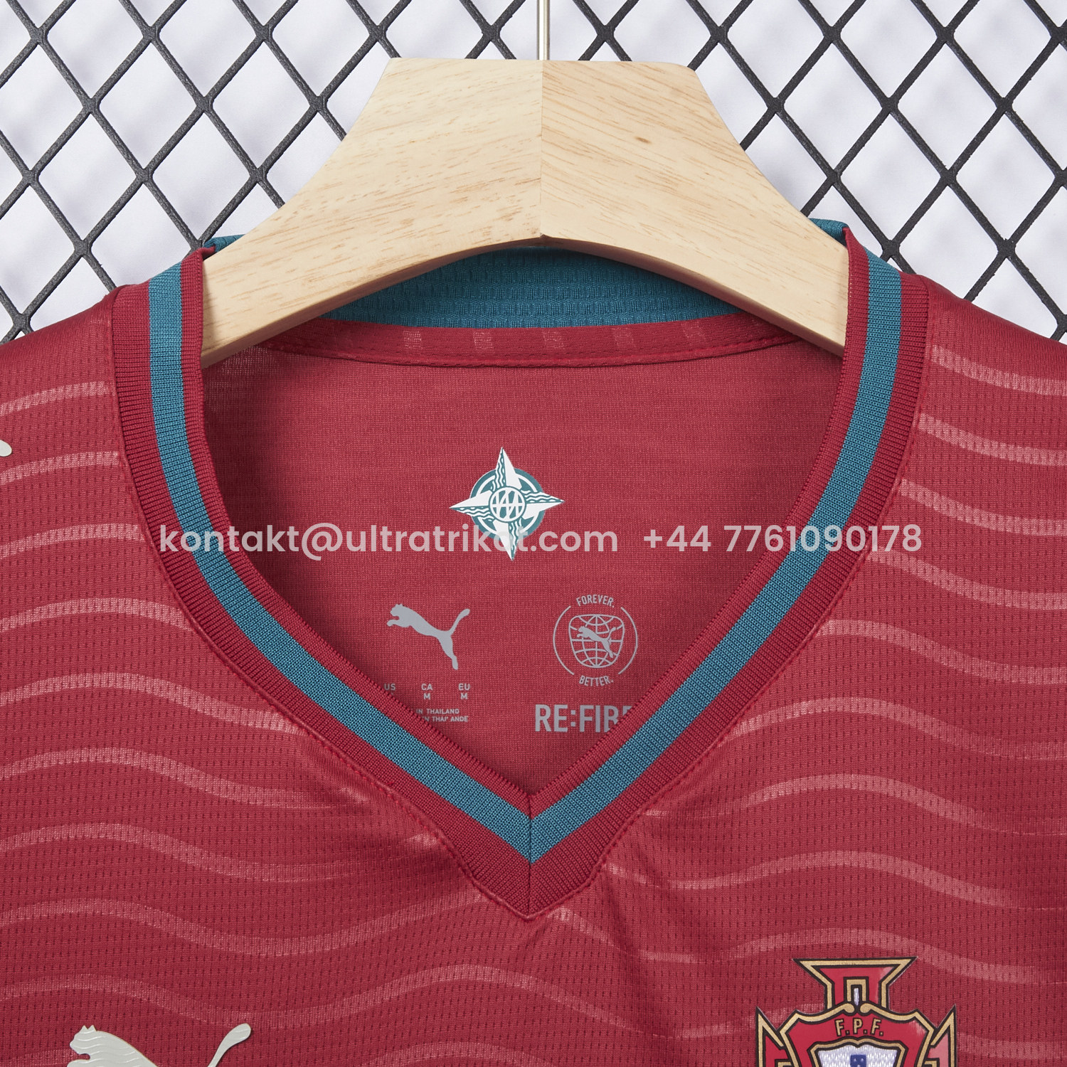 UltraTrikot-Women's Portugal 2026 Home Cropped Jersey