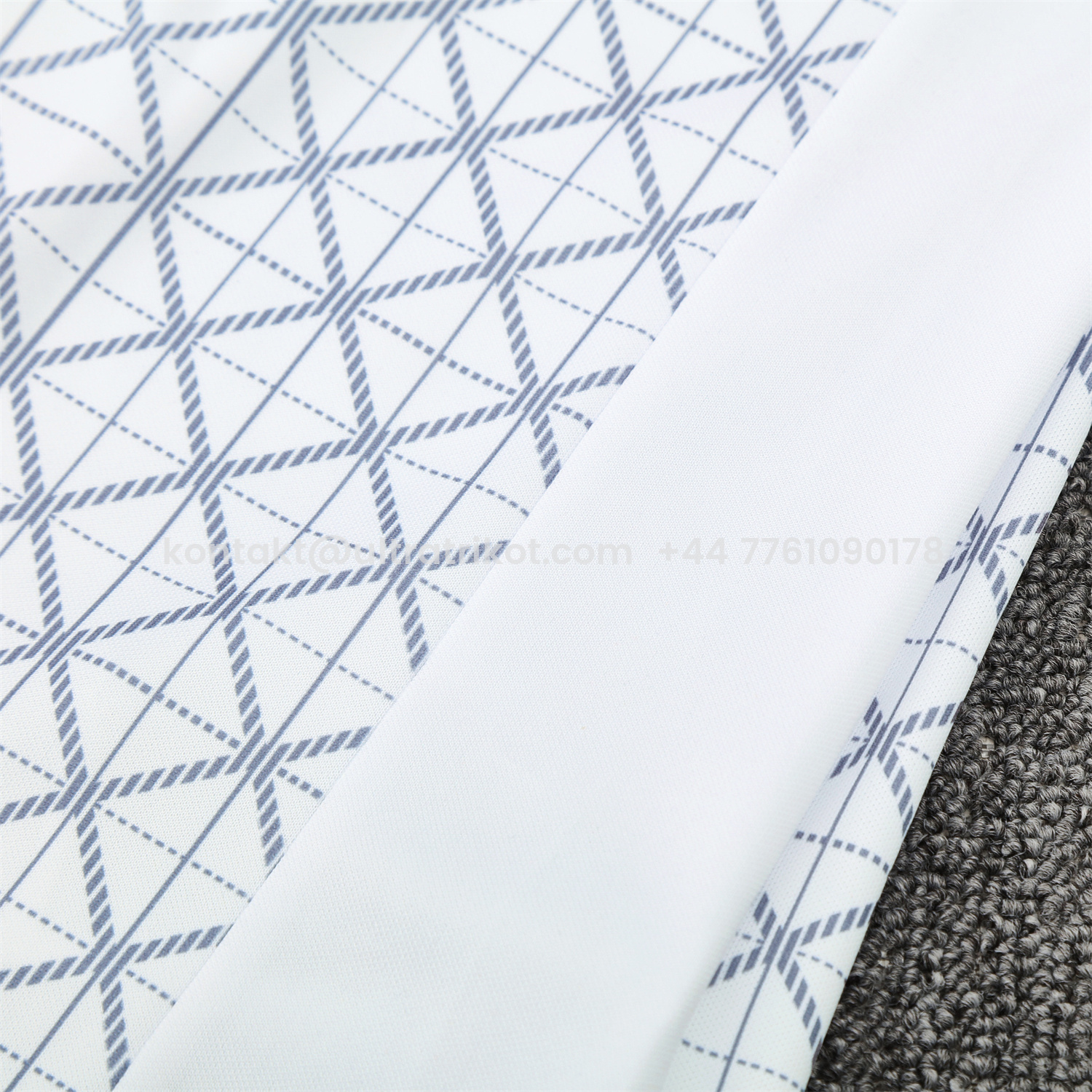 UltraTrikot-Paris Saint-Germain PSG 25-26 Short-Sleeve Training Set - White Top & Deep Blue Shorts