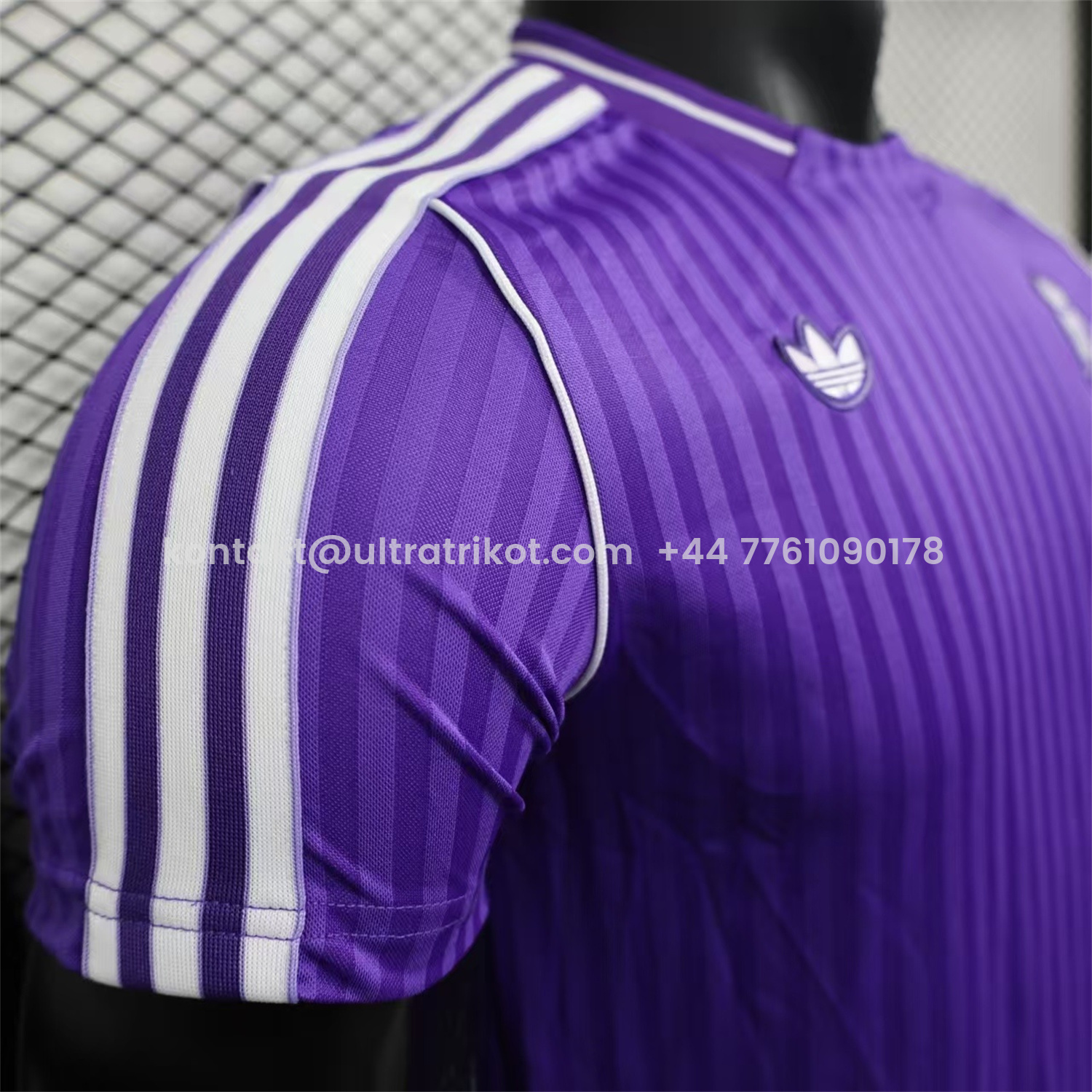 UltraTrikot-Real Madrid 25-26 Icon Range Trefoil Purple Travel Jersey - Player Version