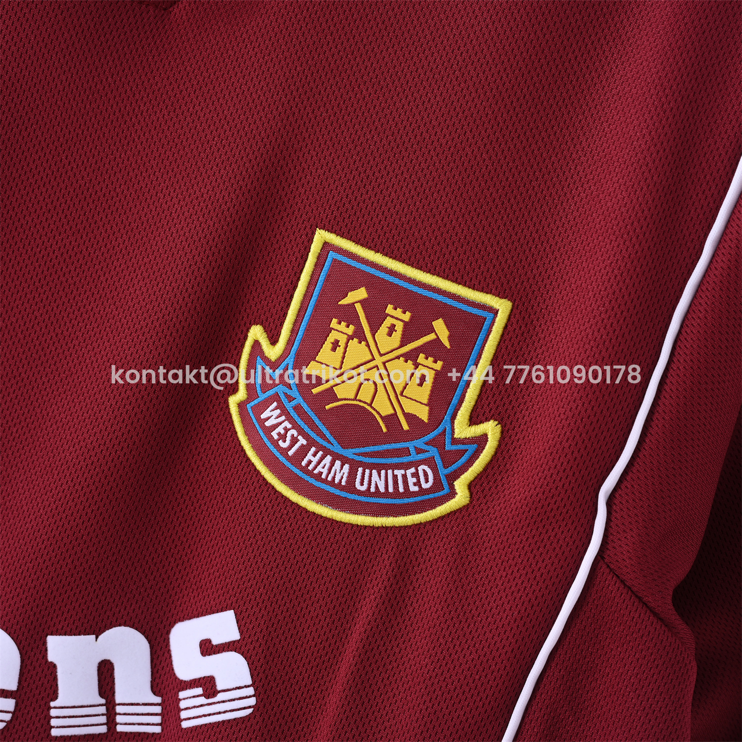 UltraTrikot-Retro West Ham United 1999-00 Home Jersey