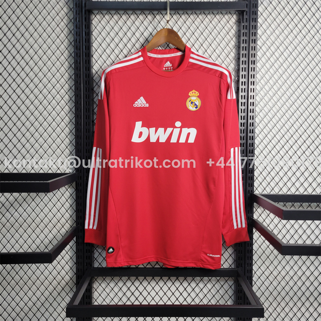 UltraTrikot-Retro Real Madrid 11-12 Third Away Long Sleeve Jersey