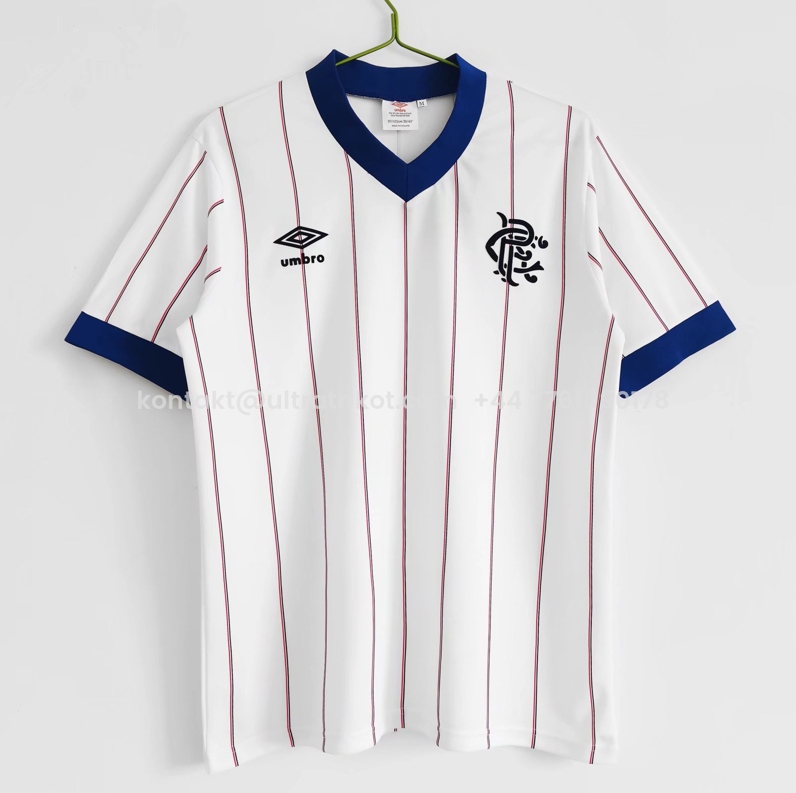 UltraTrikot-Retro Glasgow Rangers 1982-83 Away Stadium Jersey