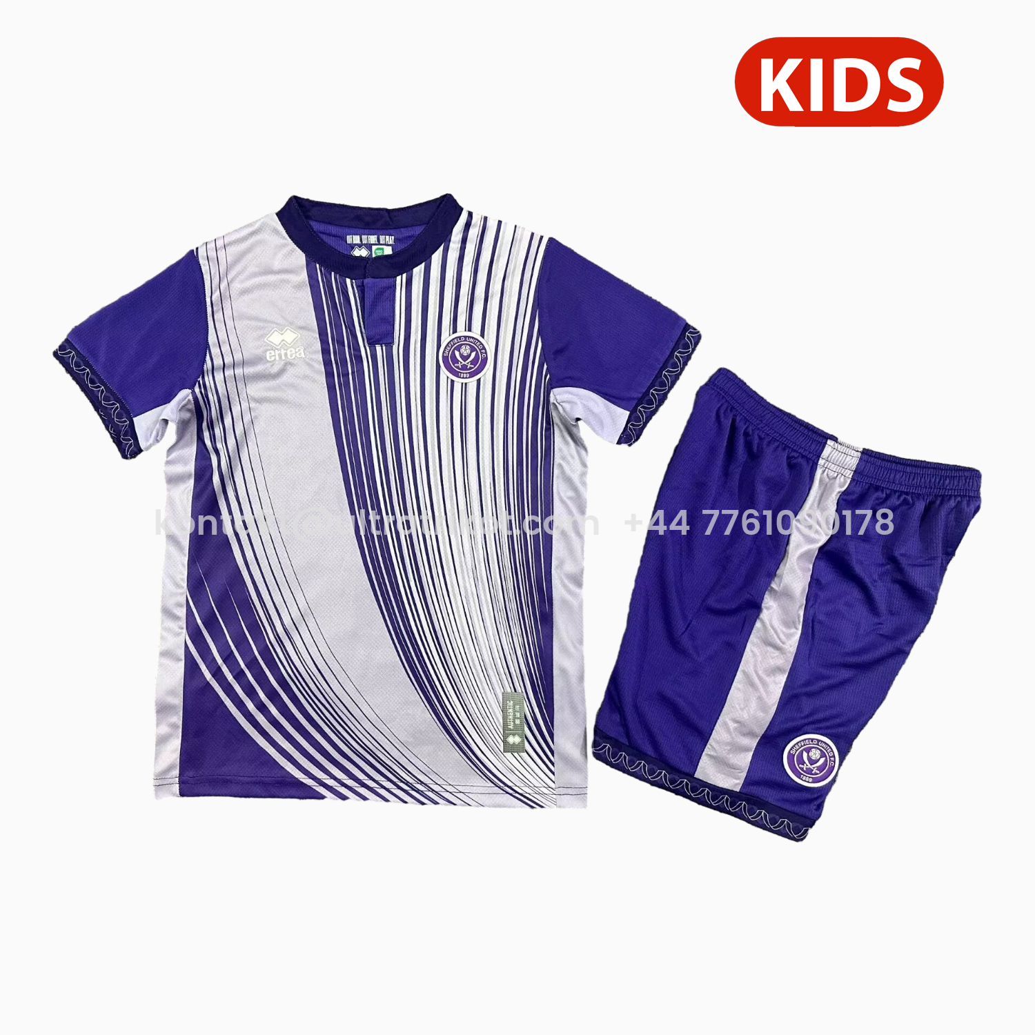 UltraTrikot-Sheffield United 25-26 Third Kids Kit