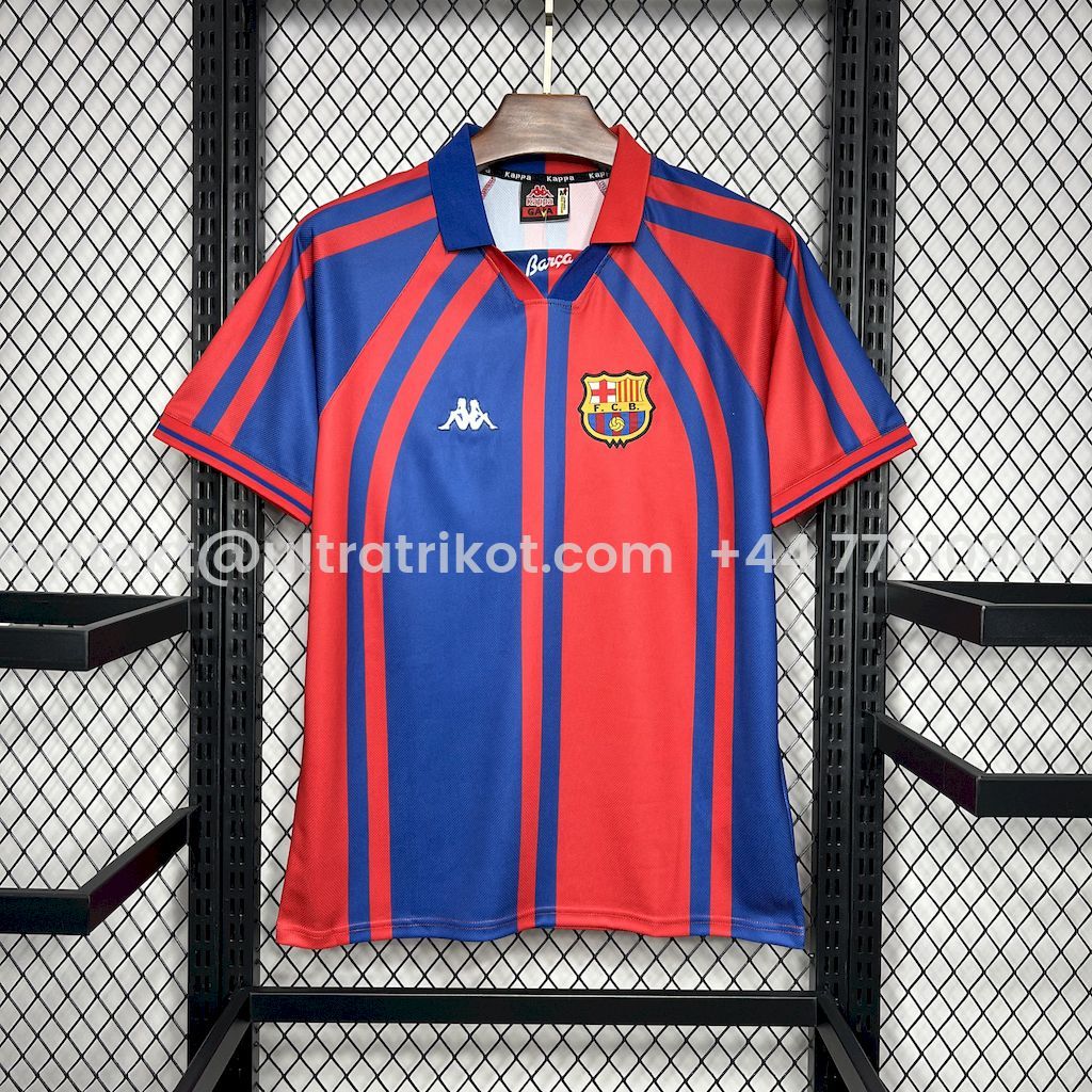 UltraTrikot-Retro Barcelona 1997-98 European Home Jersey