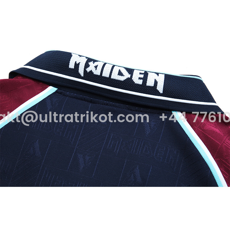 UltraTrikot-Retro Iron Maiden x West Ham 1999-01 Home Stadium Jersey