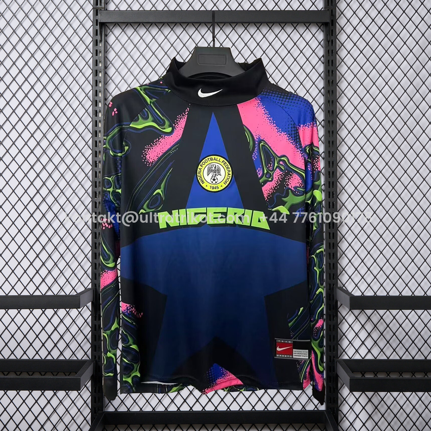 UltraTrikot-Nigeria 2026 Hollywood Goalkeeper Special Long Sleeves Jersey - Fans Version