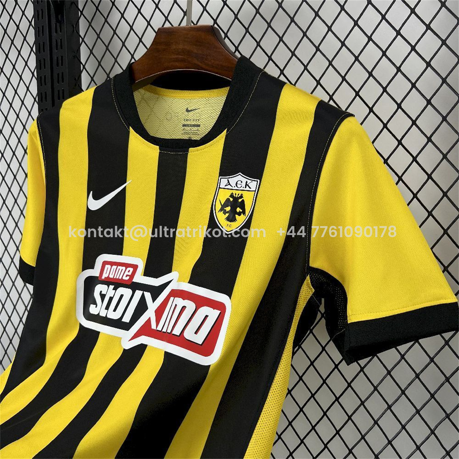 UltraTrikot-AEK Athens 25-26 Home Yellow Jersey - Fans Version