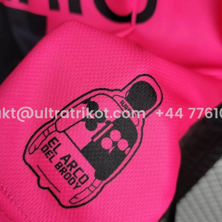 UltraTrikot-Retro Mexico 1998 World Cup Goalkeeper Pink Black Jersey