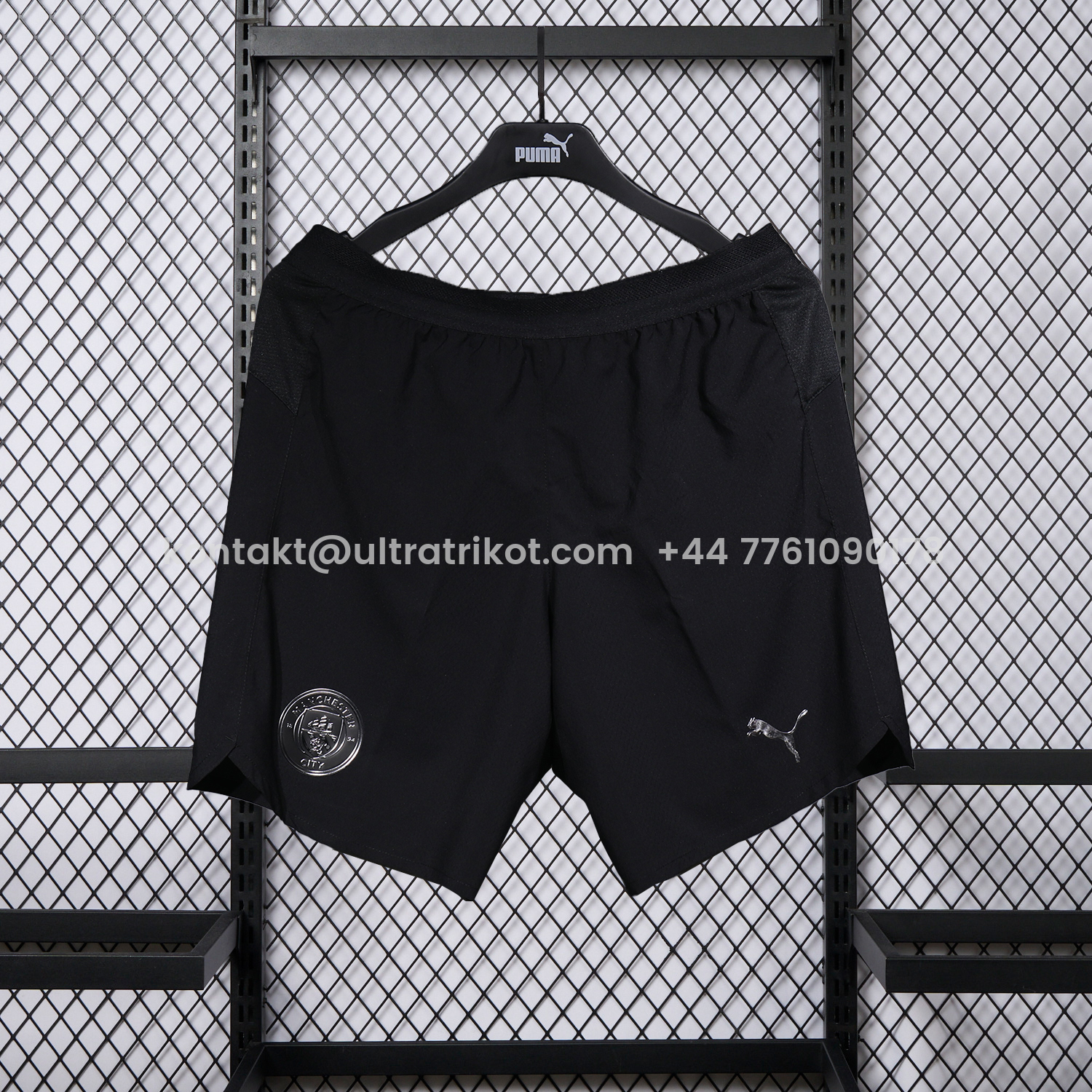 UltraTrikot-Manchester City 25-26 Away Black Shorts - Player Version