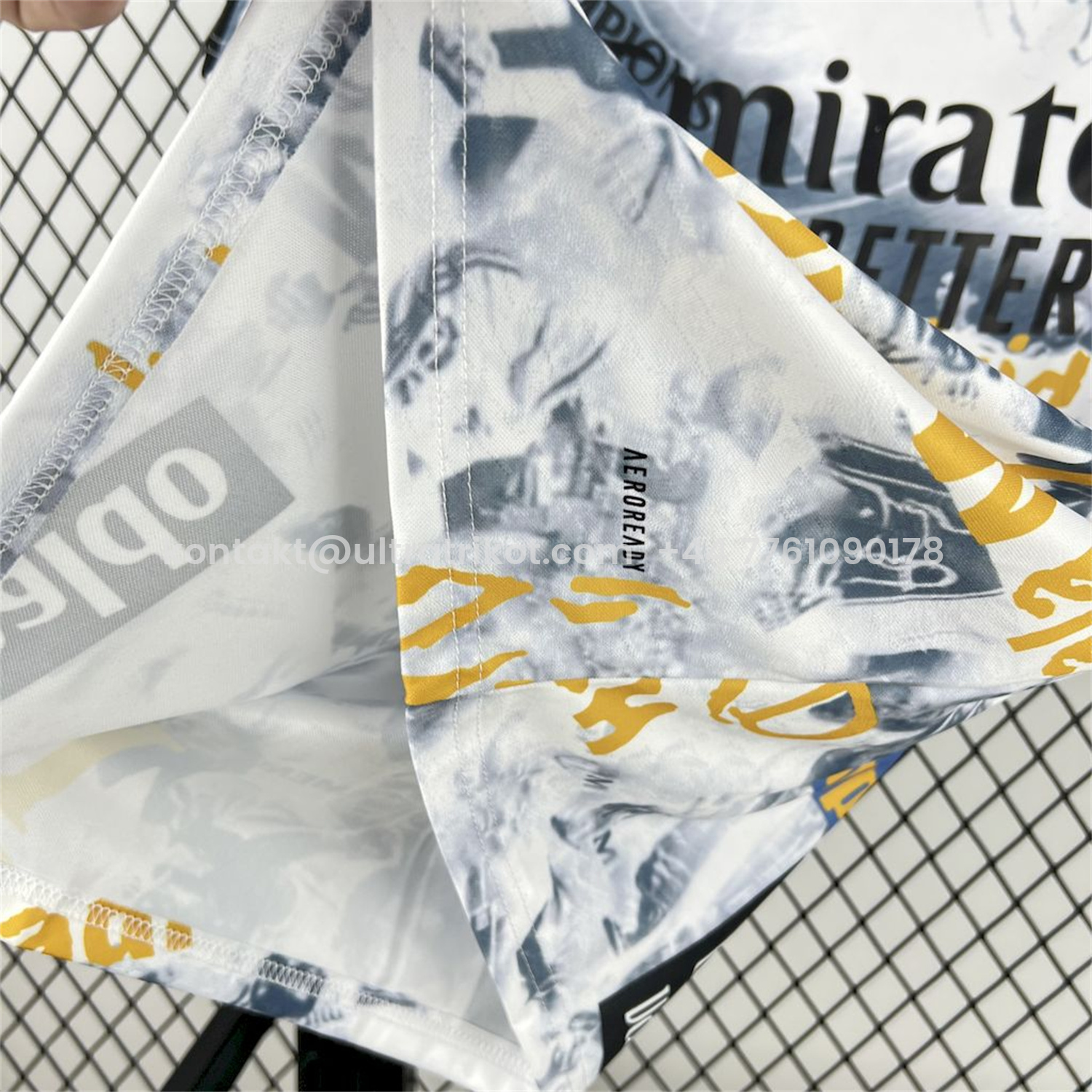 UltraTrikot-Real Madrid 25-26 Capture Of Camp Nou POLO White Special Jersey - Fans Version