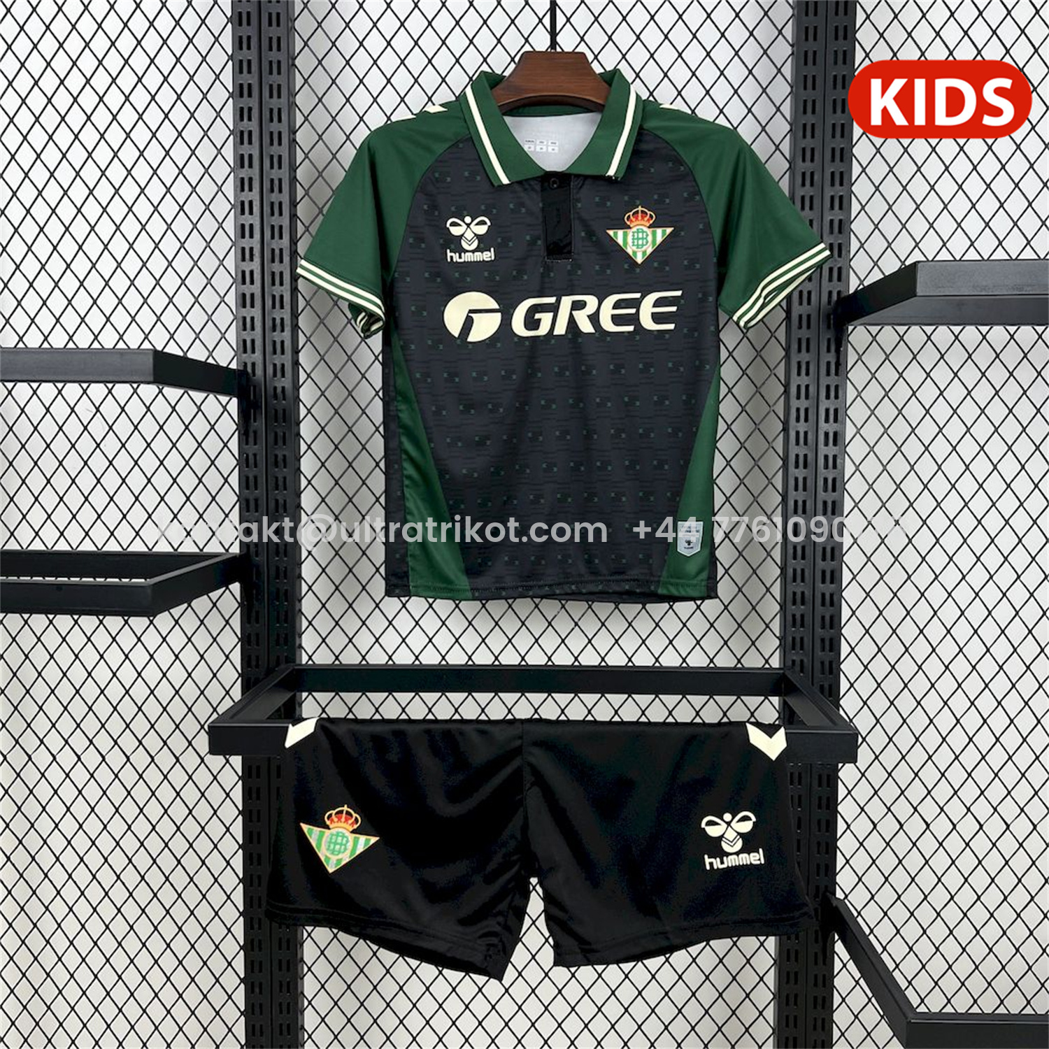 UltraTrikot-Real Betis 25-26 Grey Green Concept Kids Kit