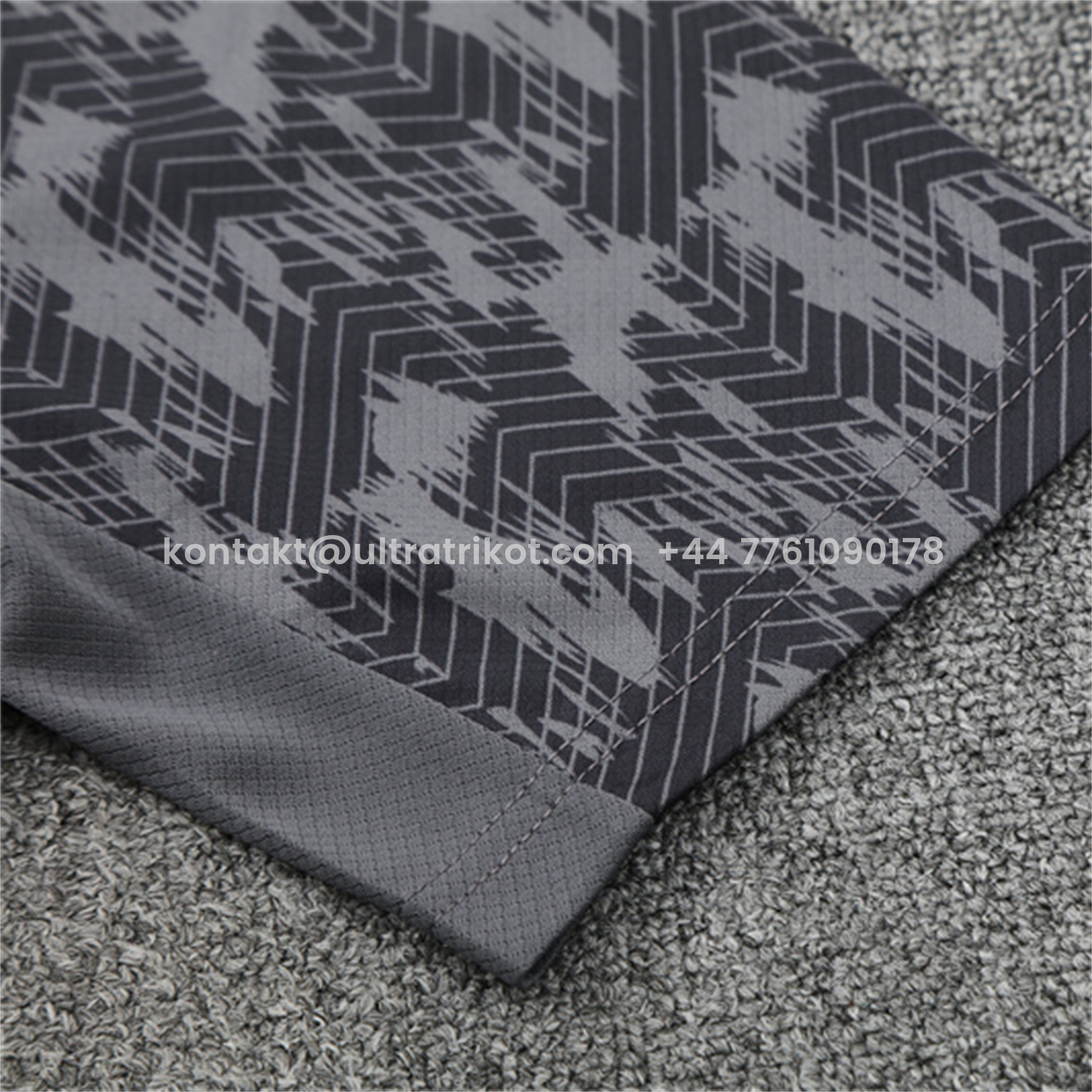 UltraTrikot-Feyenoord 25-26 Kids Short-Sleeve Training Set - Dark Gray Top & Dark Gray Shorts