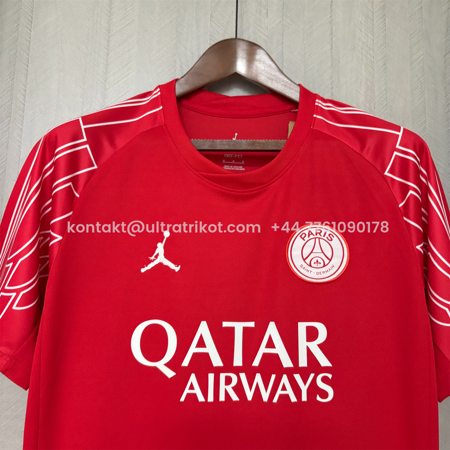 UltraTrikot-Paris Saint-Germain PSG 25-26 Red Training Jersey - Fans Version