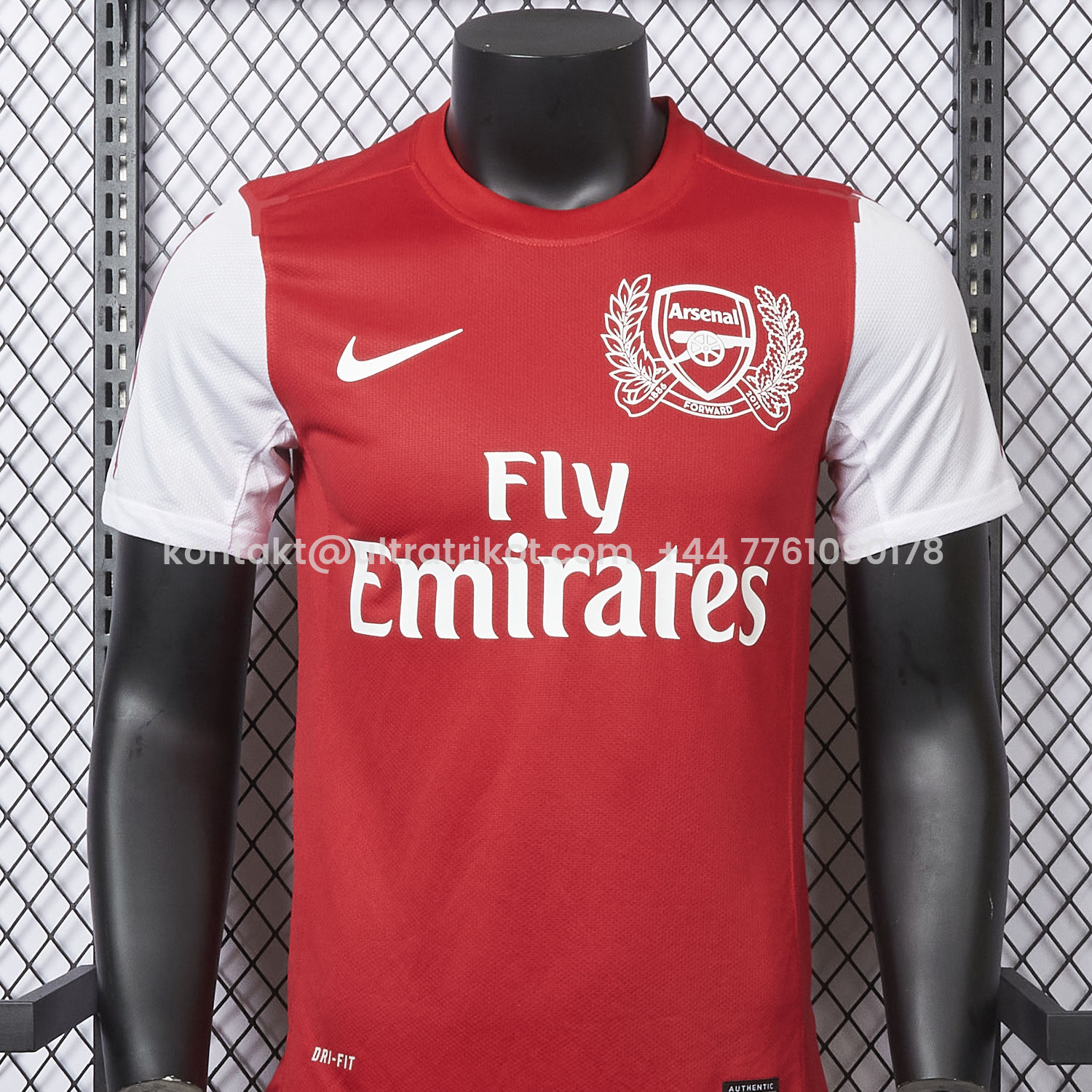 UltraTrikot-Retro Arsenal 2011-12 Home Jersey - Player Version