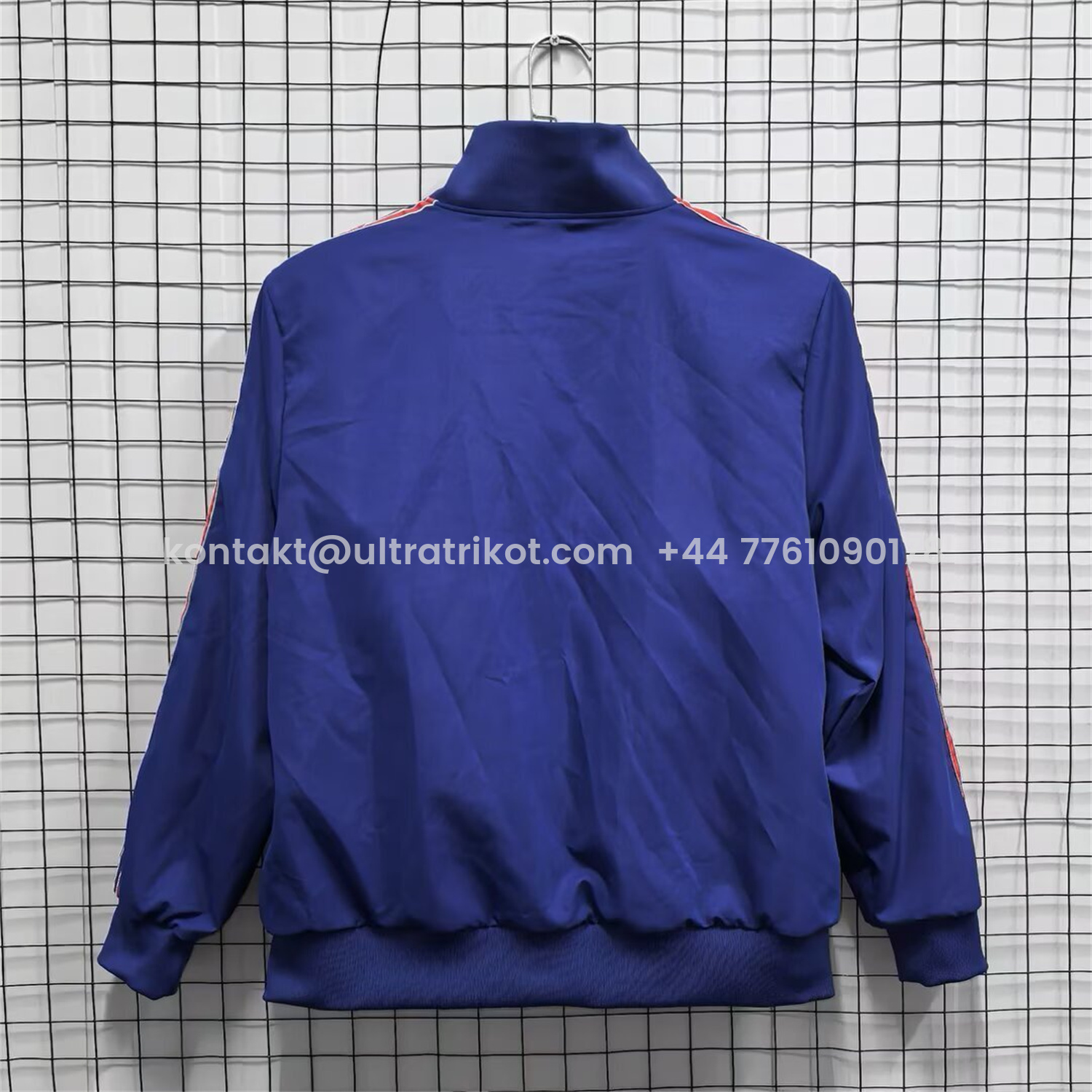 UltraTrikot-Arsenal 25-26 Throwback Windbreaker Jacket - Deep Blue