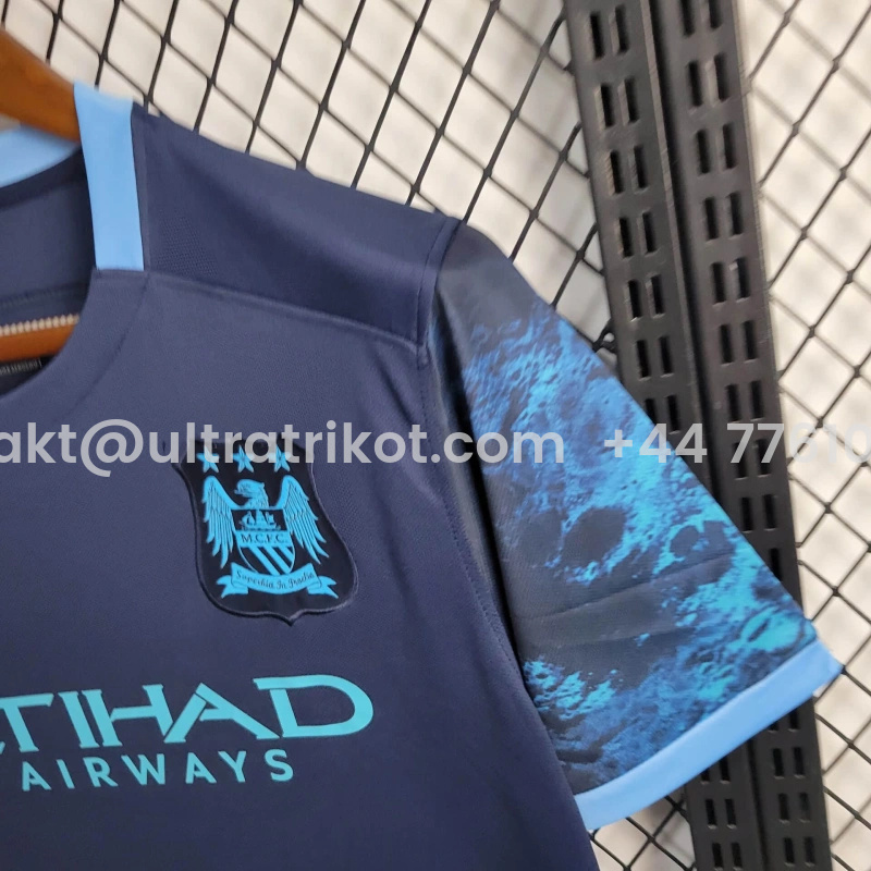UltraTrikot-Retro Manchester City 2015-16 Away Stadium Jersey