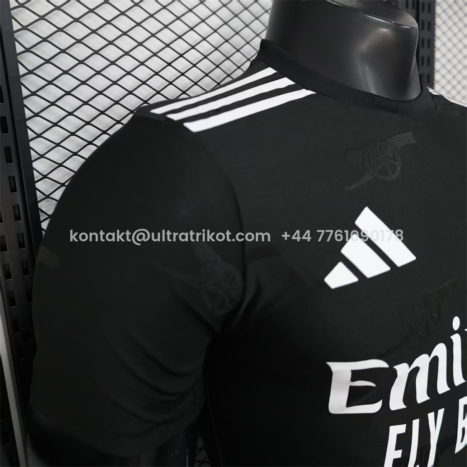 UltraTrikot-Arsenal 25-26 Pure Black Special Jersey - Player Version