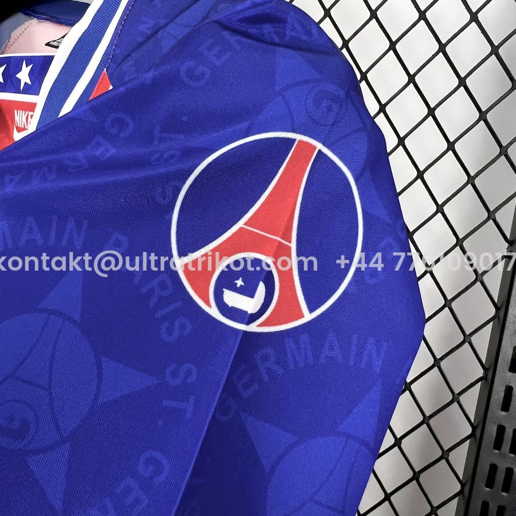 UltraTrikot-Retro Paris Saint-Germain PSG 1994-95 Home Unsponsored Jersey