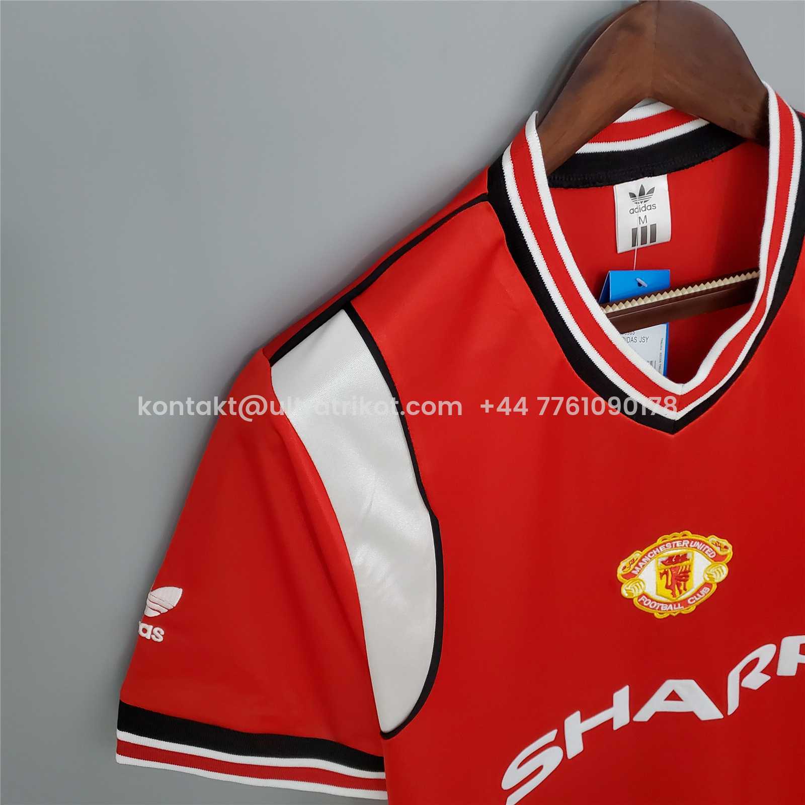 UltraTrikot-Retro Manchester United 85-86 Home Stadium Jersey