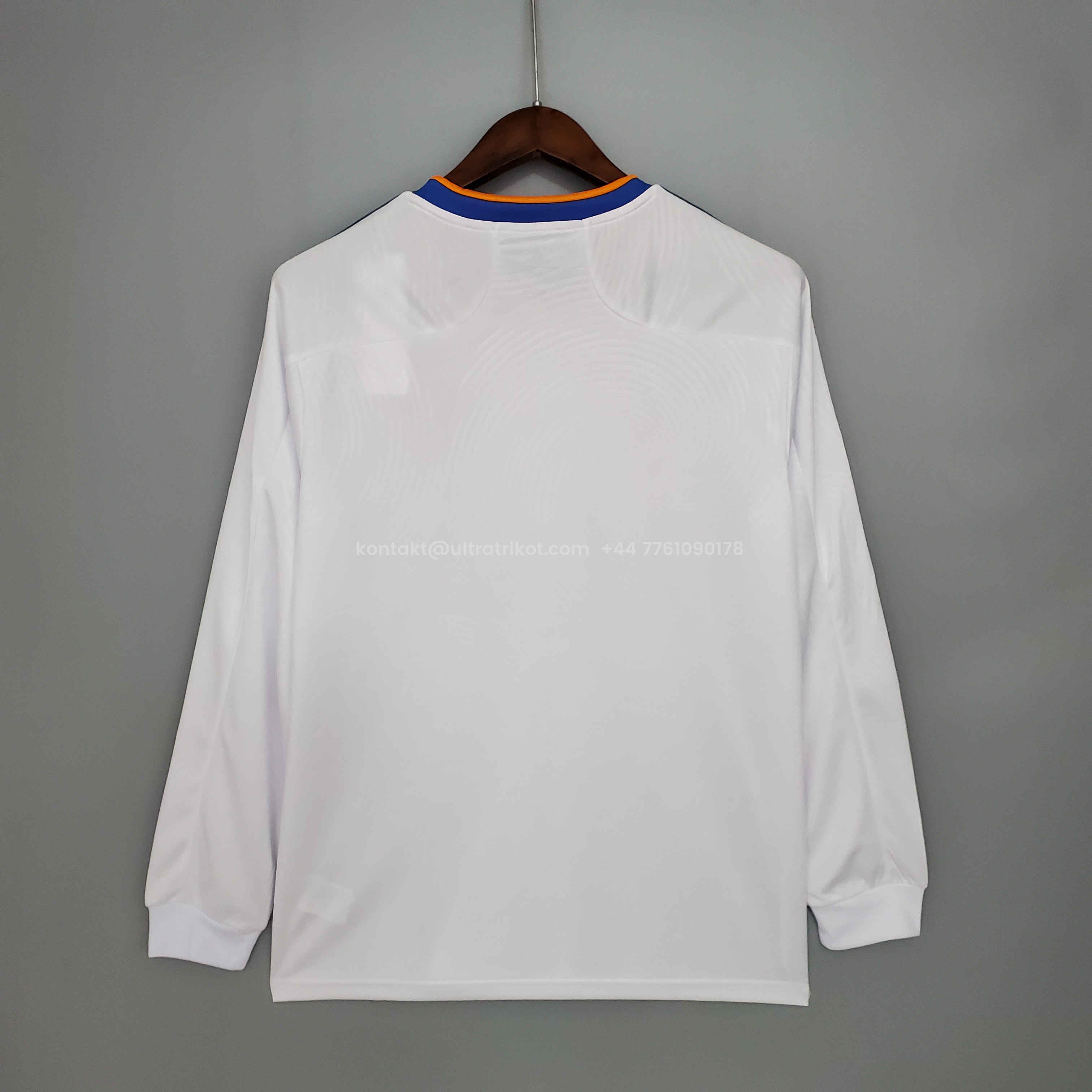UltraTrikot-Retro Real Madrid 21-22 Home Long Sleeve Jersey