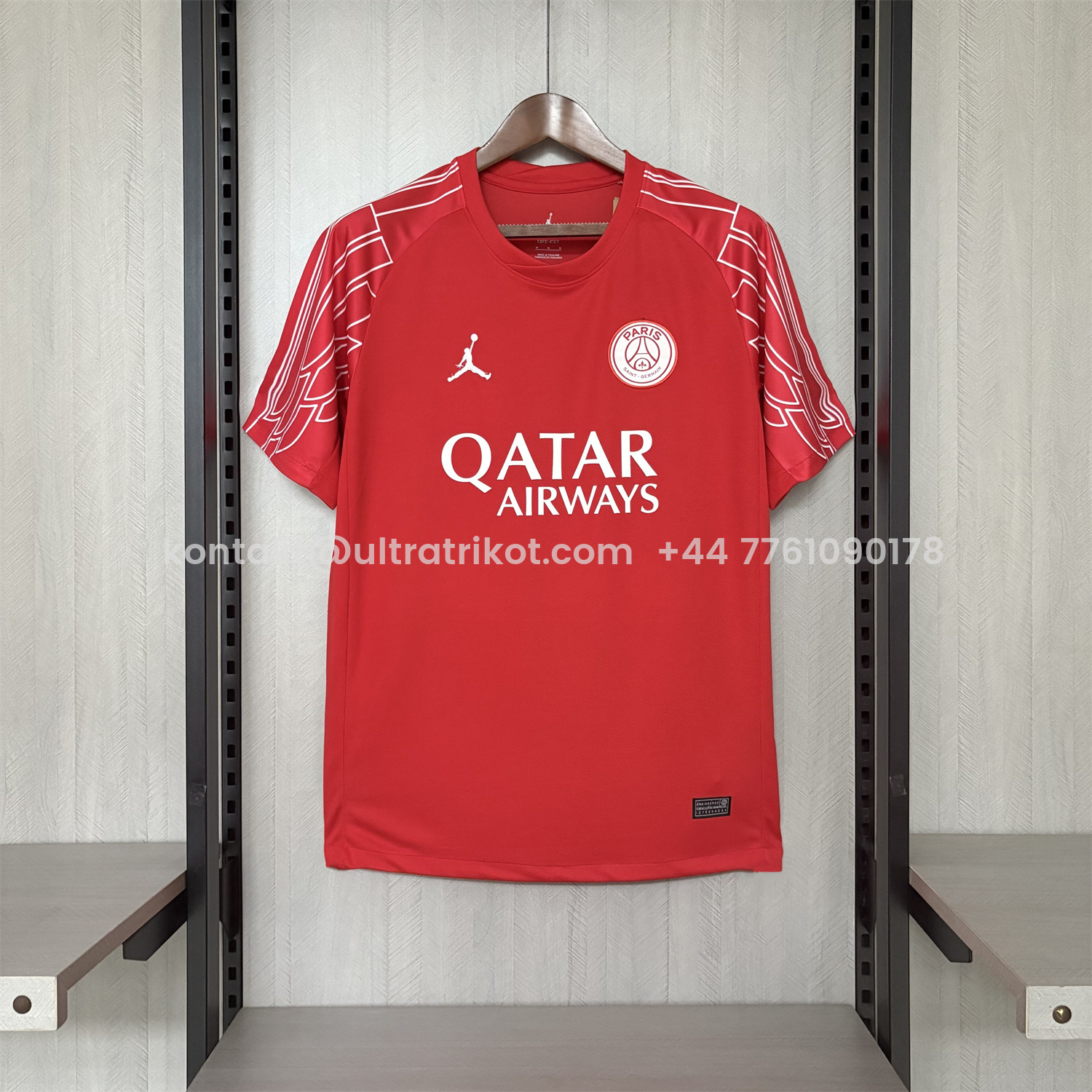 UltraTrikot-Paris Saint-Germain PSG 25-26 Red Training Jersey - Fans Version