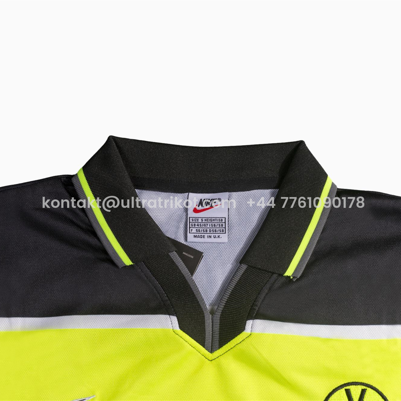 UltraTrikot-Retro Dortmund 1996-97 Home Champions League Final Jersey