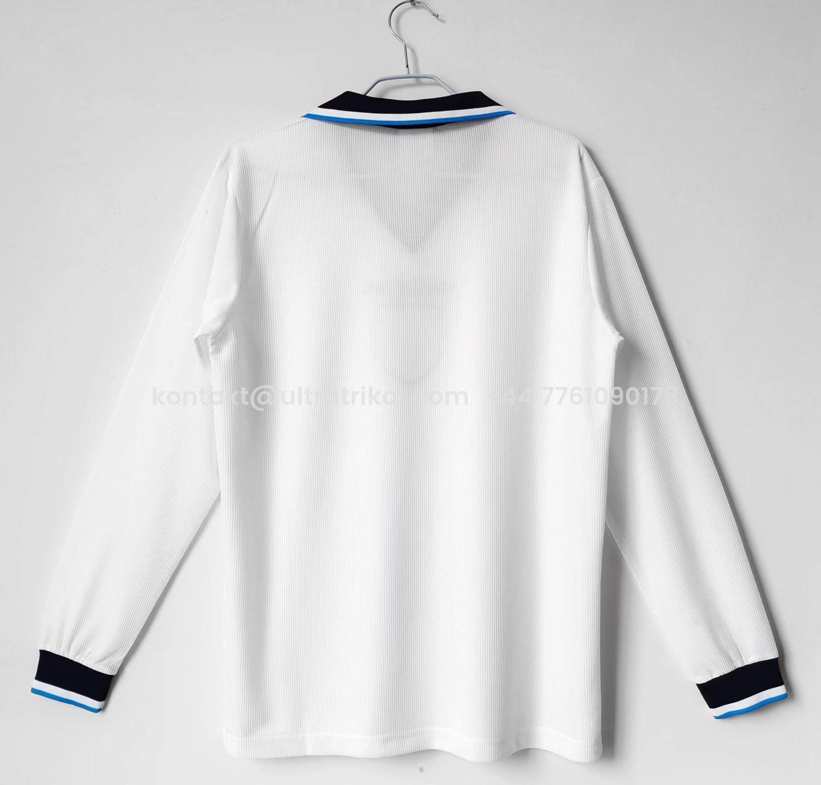 UltraTrikot-Retro England 1996 Home Stadium Long Sleeve Jersey