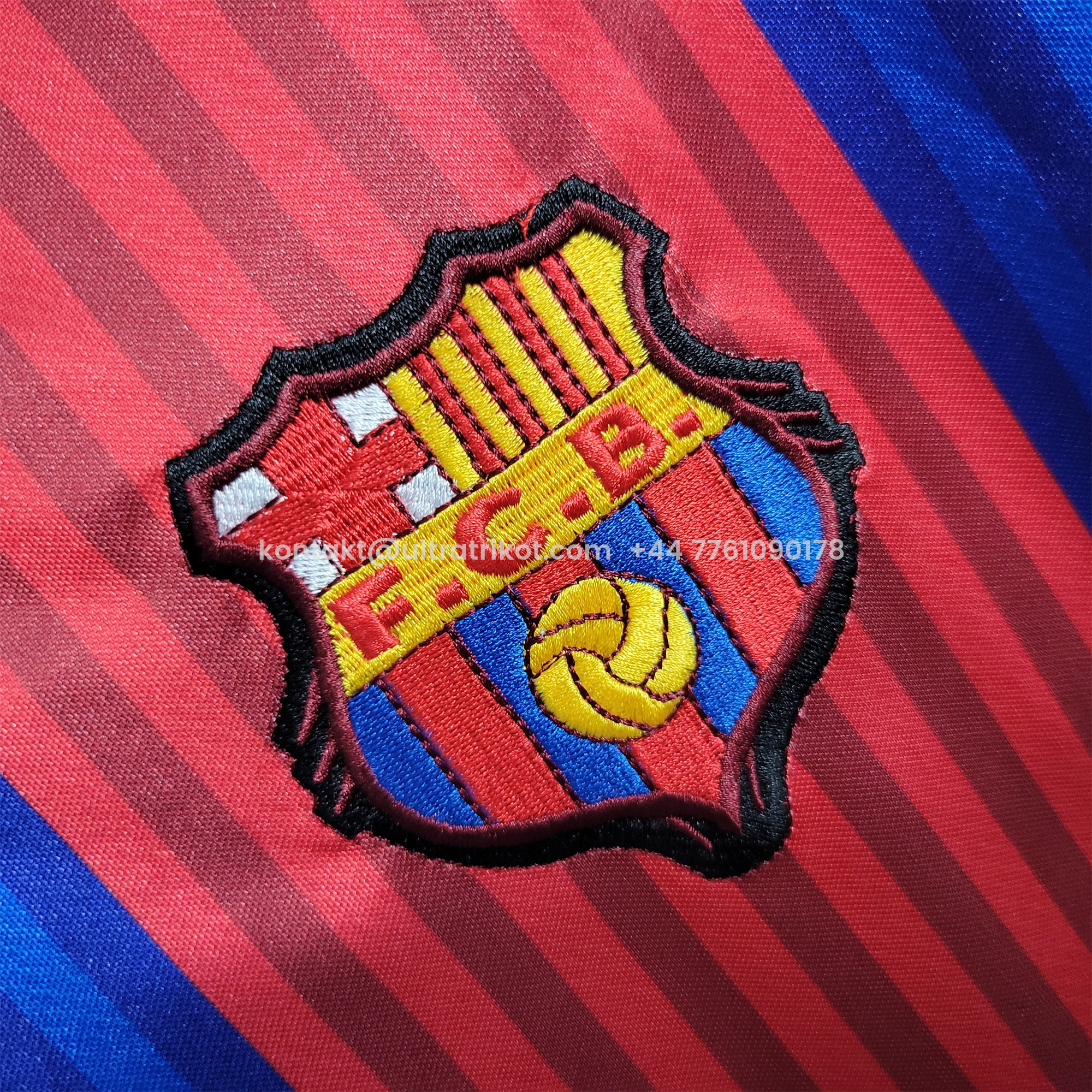 UltraTrikot-Retro Barcelona 90-92 Home Stadium Jersey