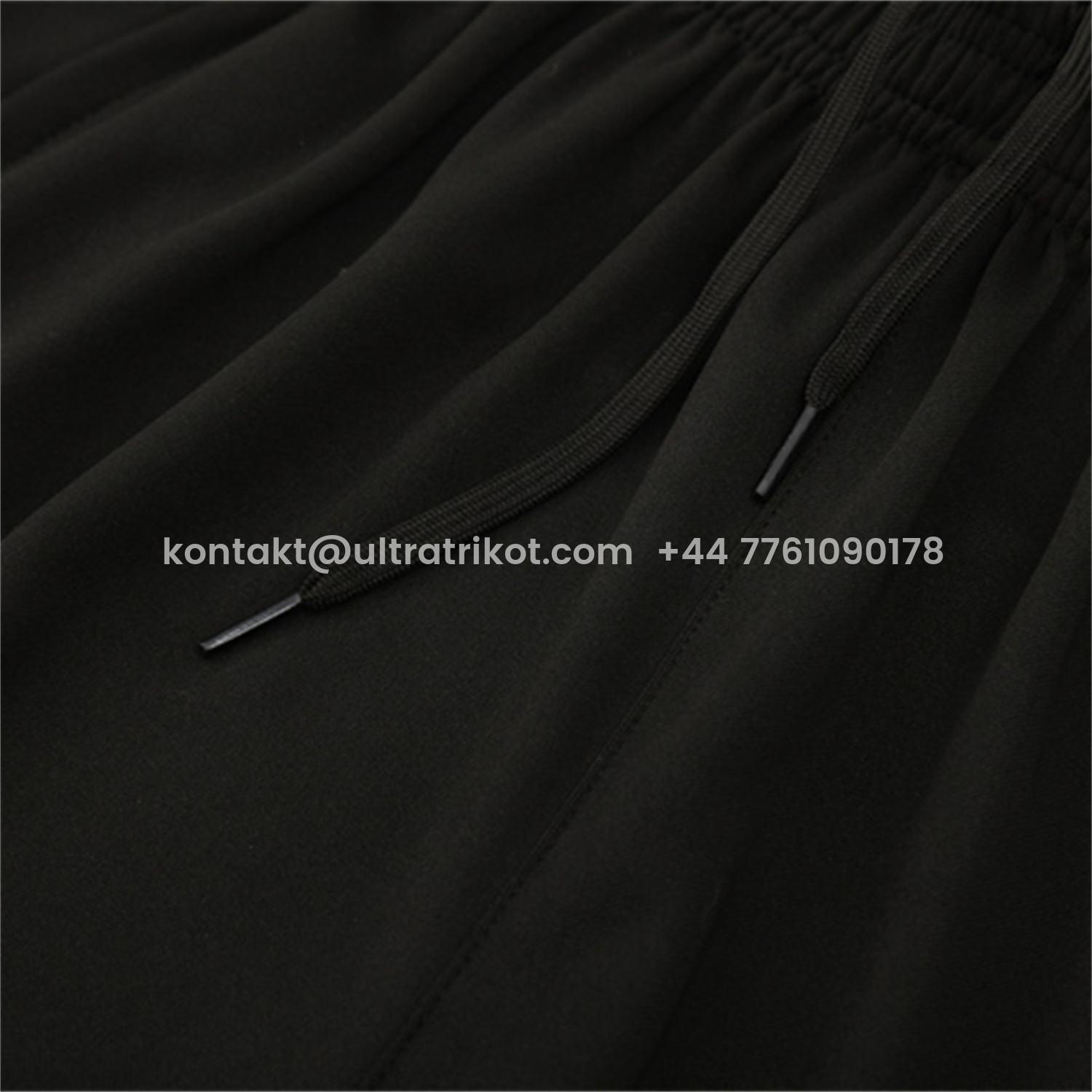 UltraTrikot-Portugal 25-26 Kids Long Sleeve Training Set - Black Top & Black Pants