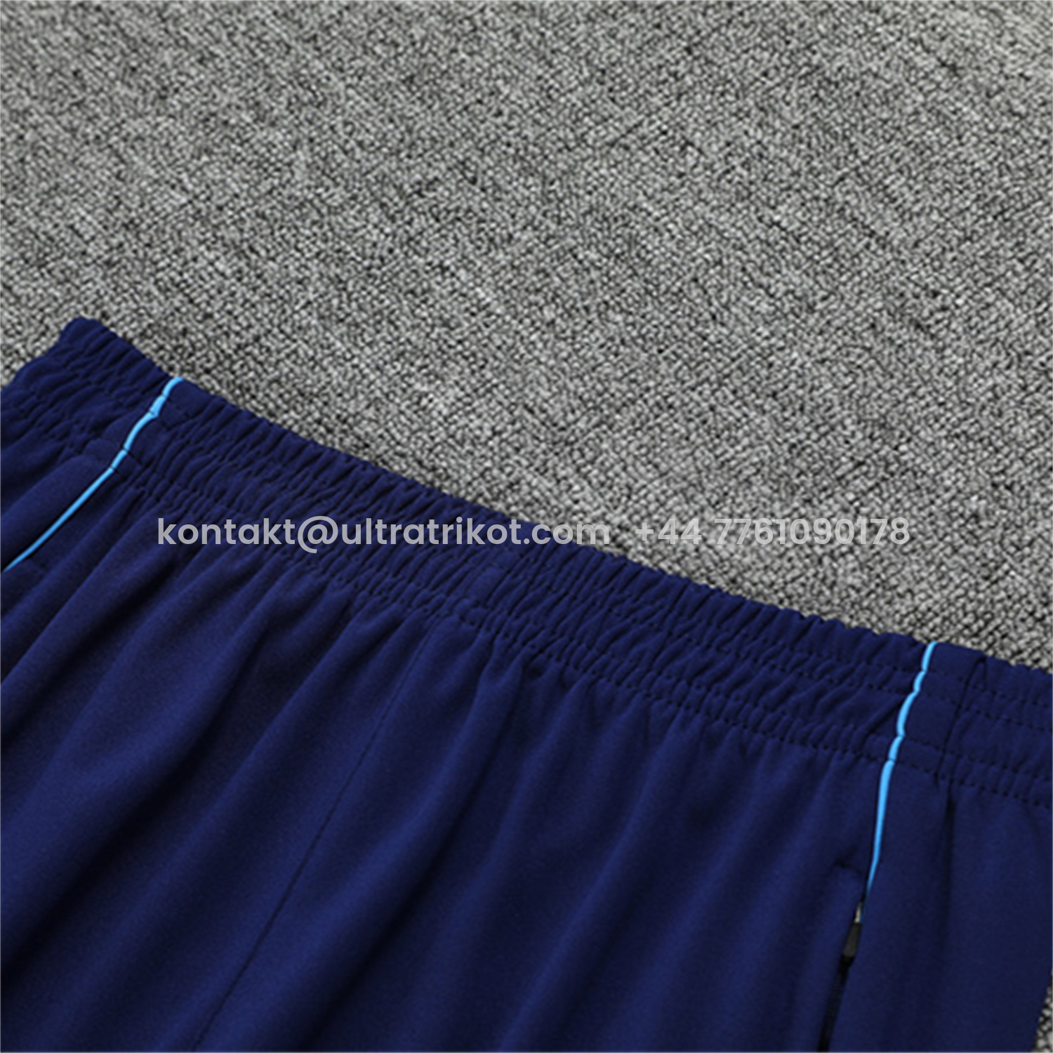 UltraTrikot-Real Madrid 25-26 Long Sleeve Training Set - Deep Blue Top & Pants